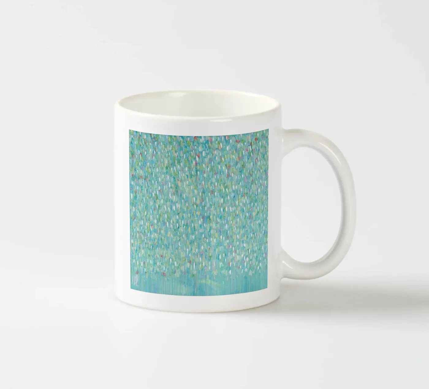 Clean Rainfall ceramic mug by Helen Joynson