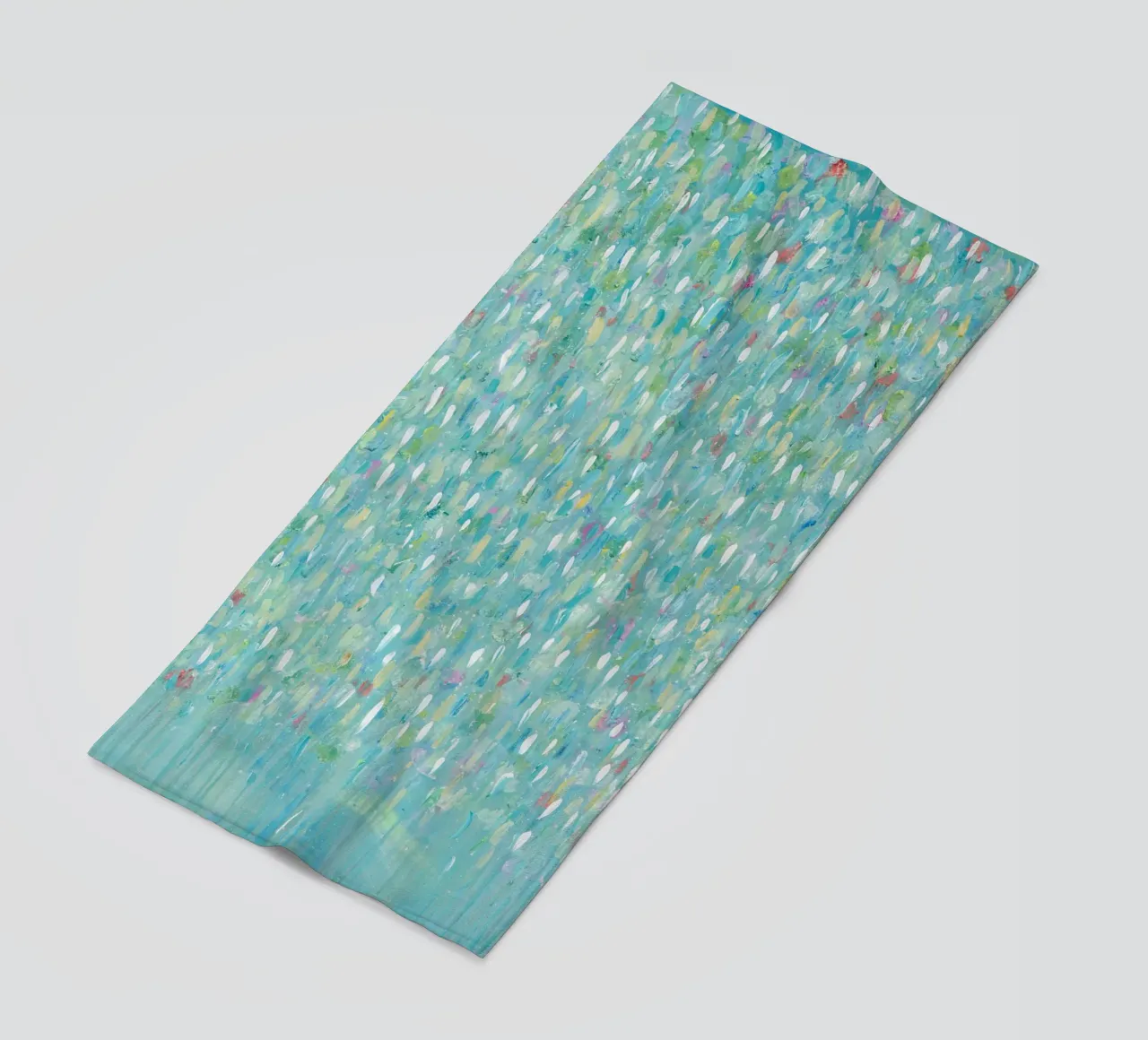 Clean Rainfall beach towel by Helen Joynson