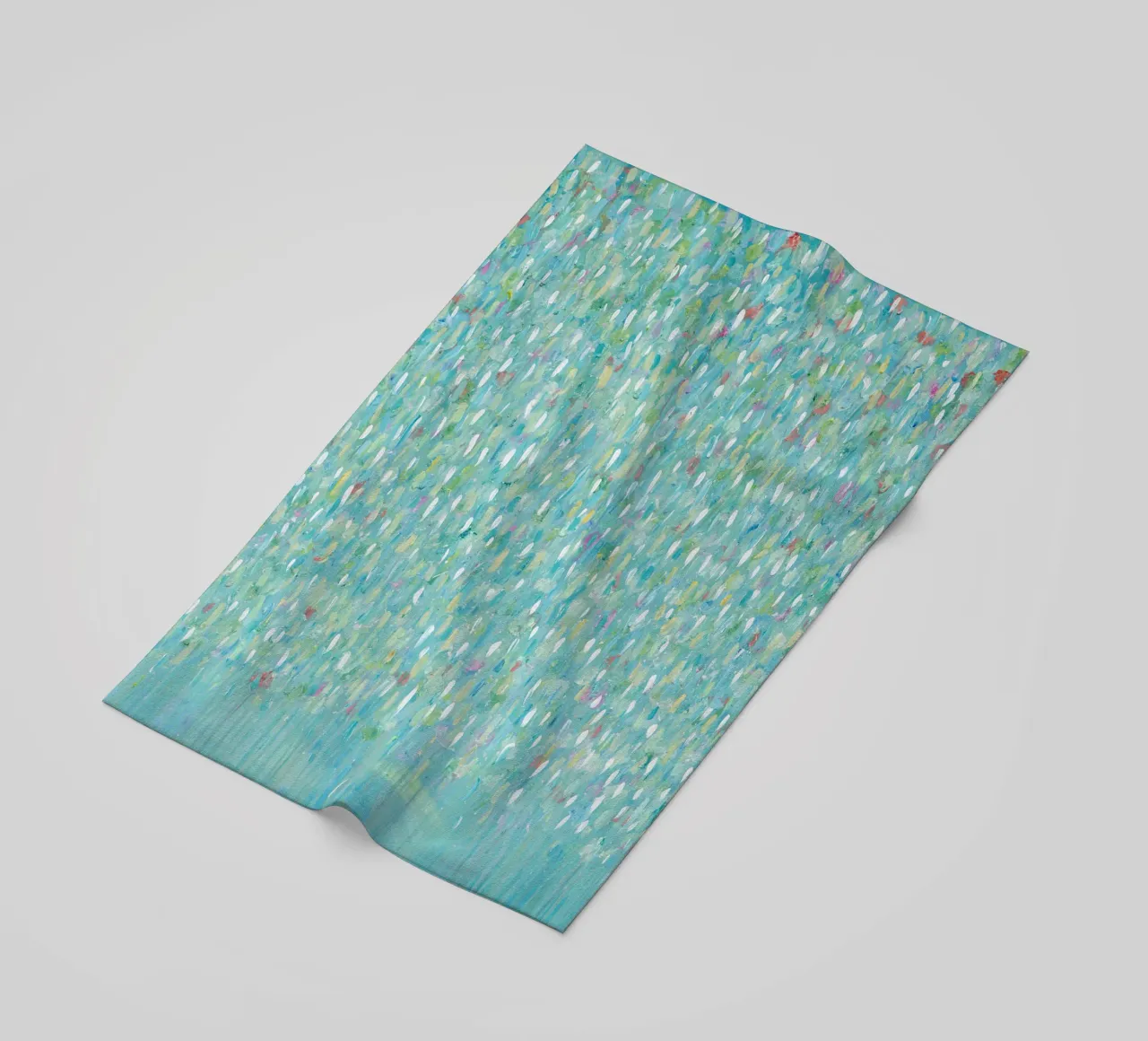 Clean Rainfall beach towel by Helen Joynson