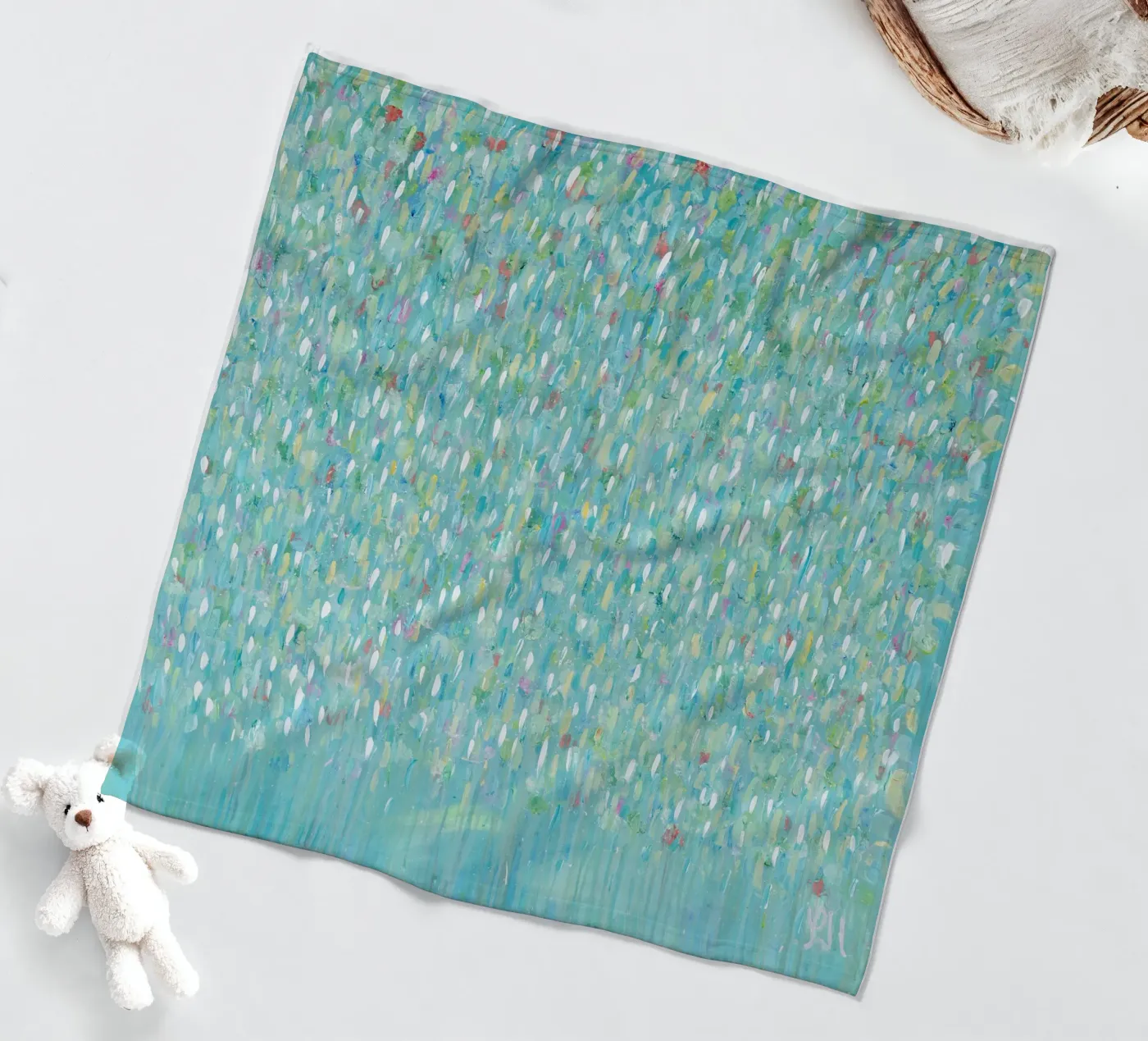 Schone regenval fleecedeken van Helen Joynson