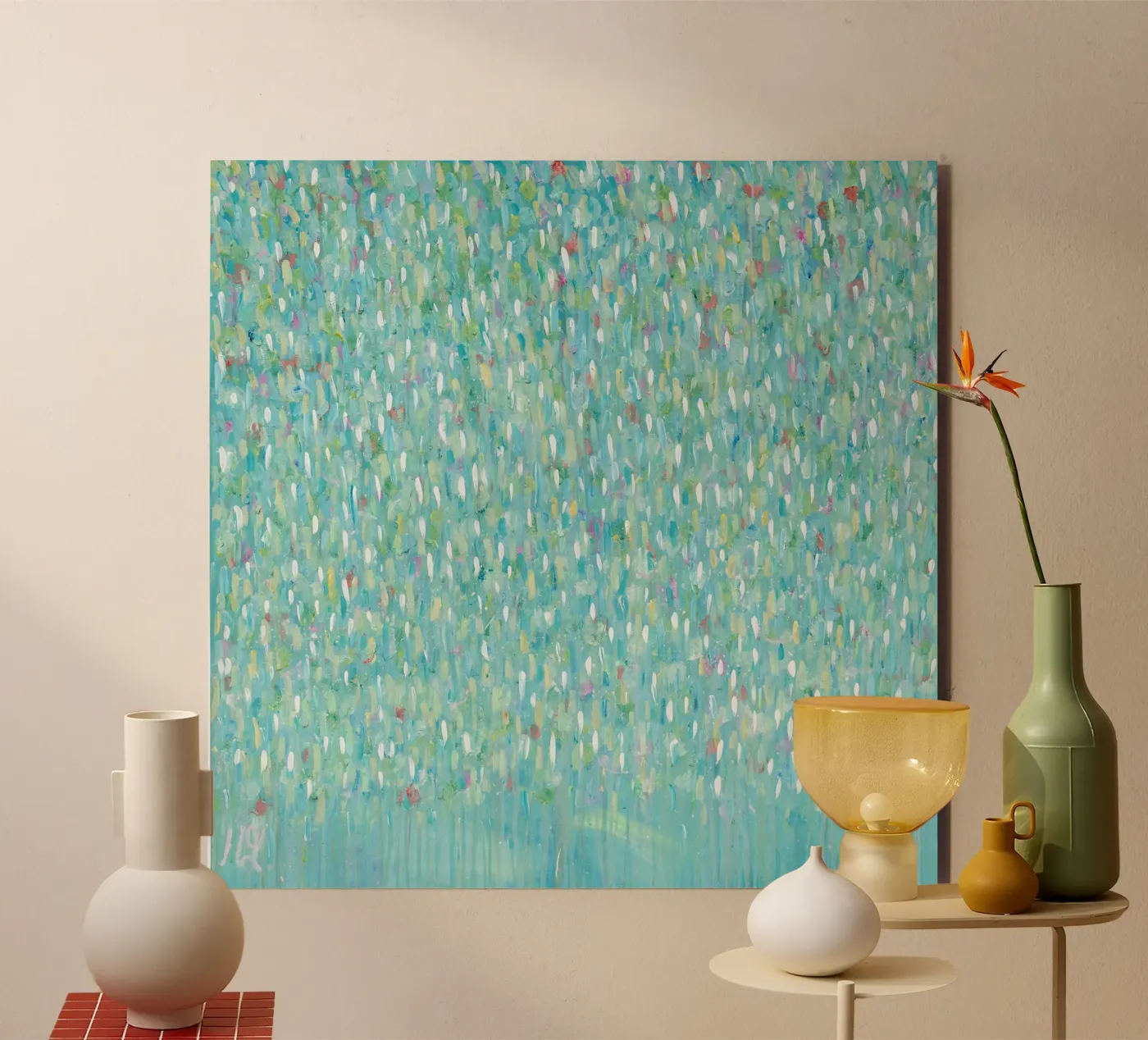 Clean Rainfall forex plate by Helen Joynson