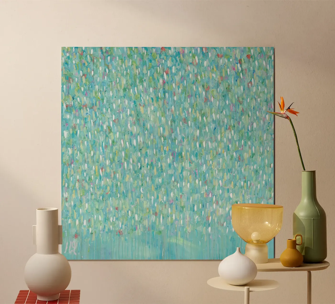 Clean Rainfall Poster von Helen Joynson