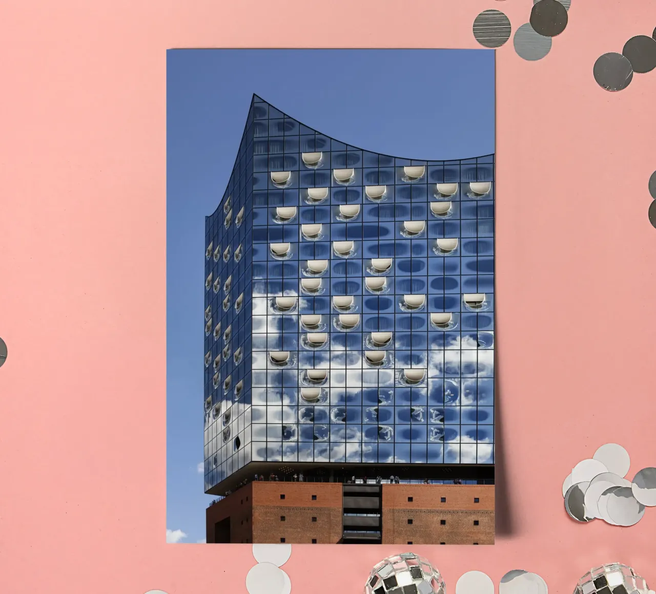 Elbphilarmonie, Amburgo foglio adesivo da art picture