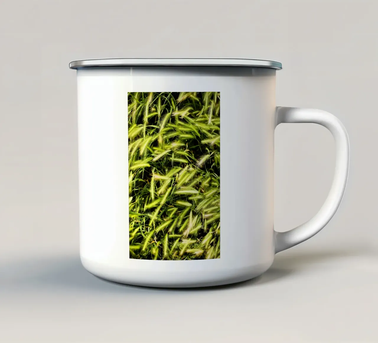 Campo di grano in Italia tazza in smalto da art picture