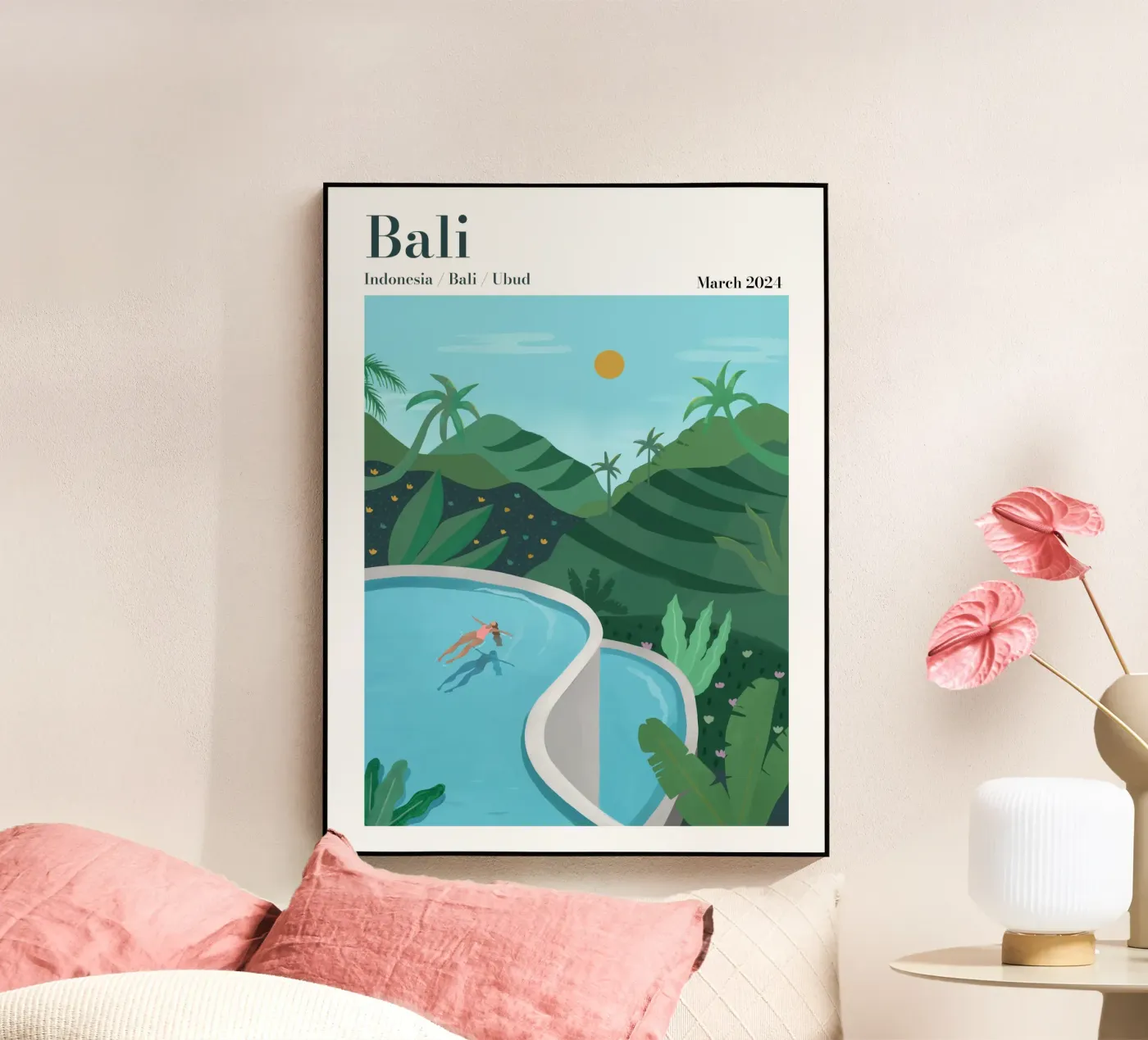 Personalized Travel Poster plexiglass da PetrArts