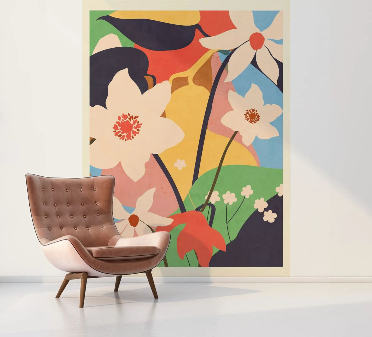 Abstract Art Landscape Flowers 2 photo wallpaper by ThingDesign