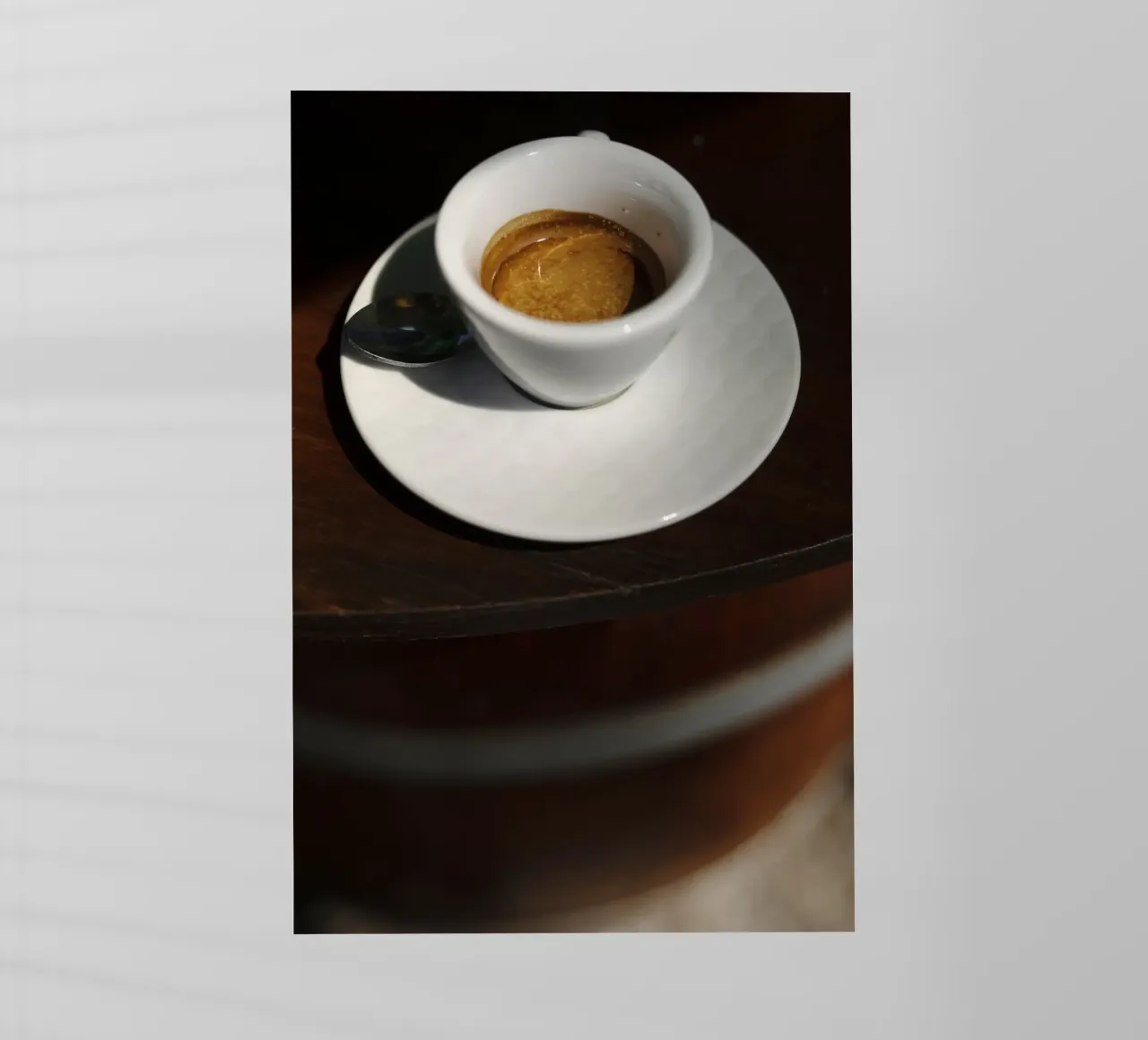Espresso in Friaul, Italien pellicola backlit da atmospheric pictures