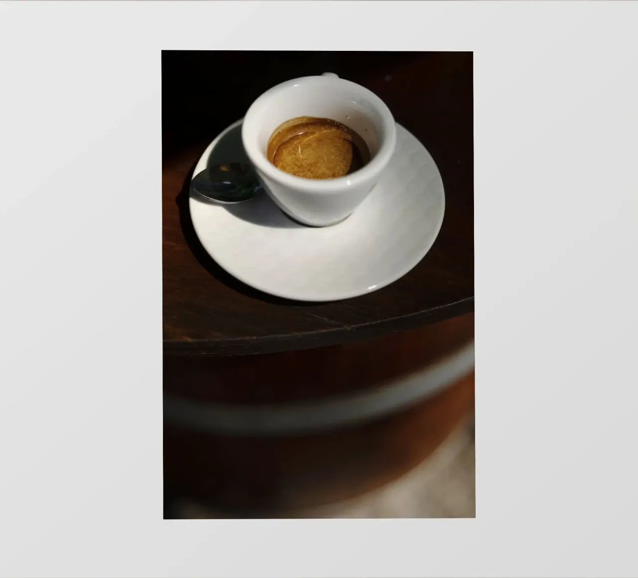 Espresso in Friaul, Italien pellicola backlit da atmospheric pictures