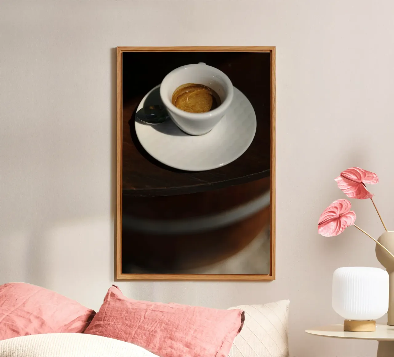 Espresso in Friaul, Italien alluminio dibond da art picture
