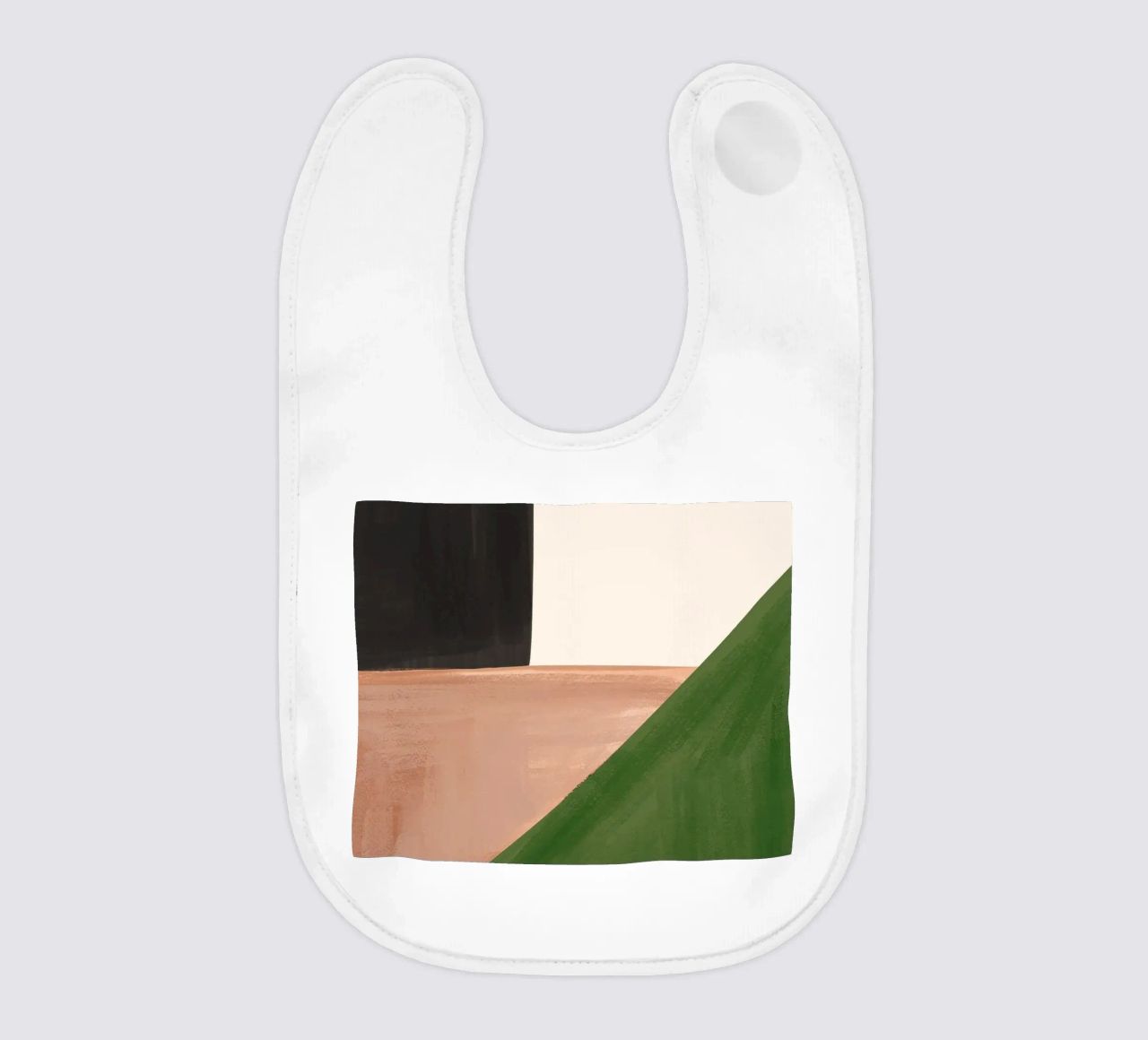 Moderne abstrakte minimale Formen 23 Babylätzchen von ThingDesign