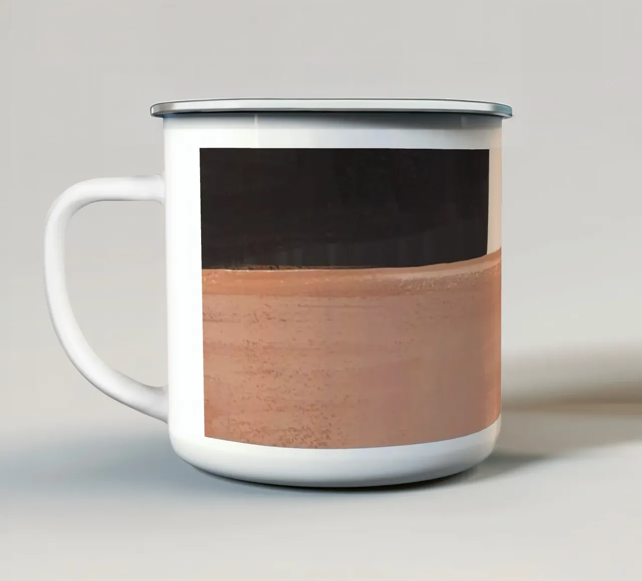 Forme astratte moderne e minimali 23 tazza in smalto da ThingDesign