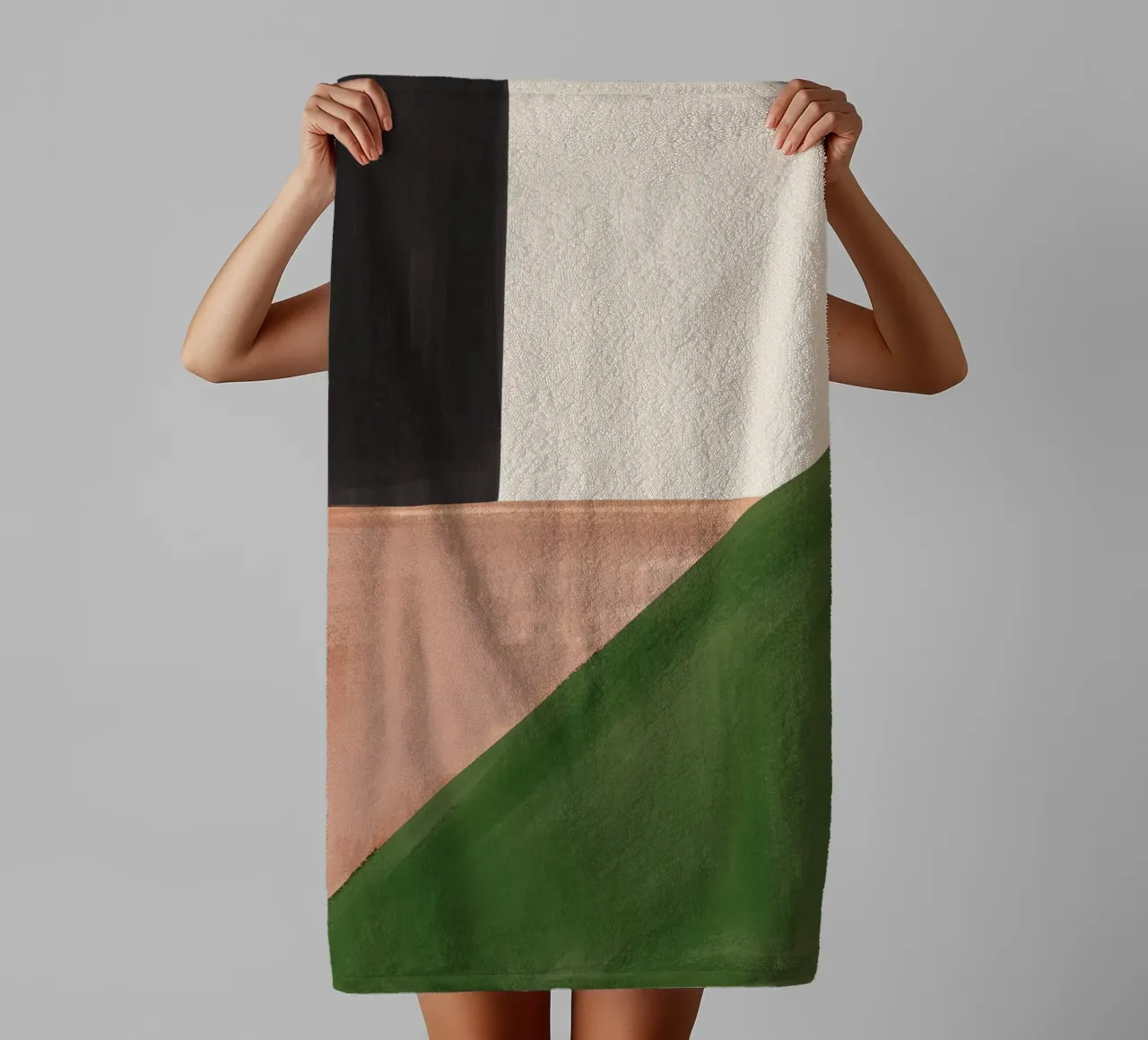 Modern Abstract Minimal Shapes 23 towel by ThingDesign