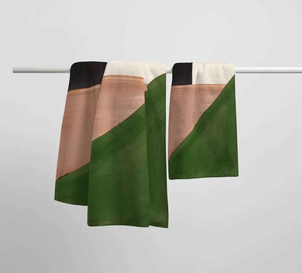 Modern Abstract Minimal Shapes 23 towel by ThingDesign