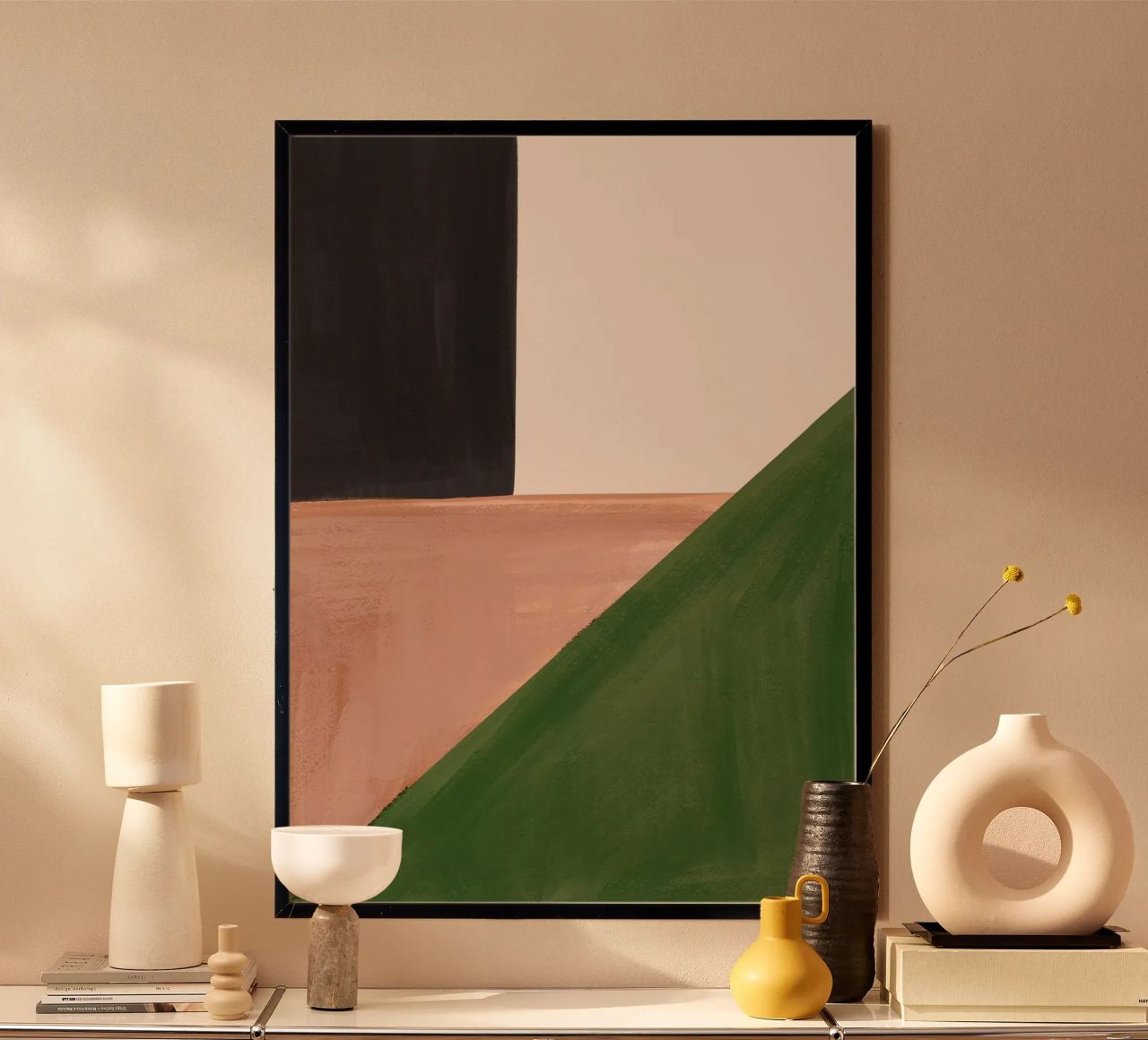 Moderne abstrakte minimale Formen 23 Hahnemühle von ThingDesign