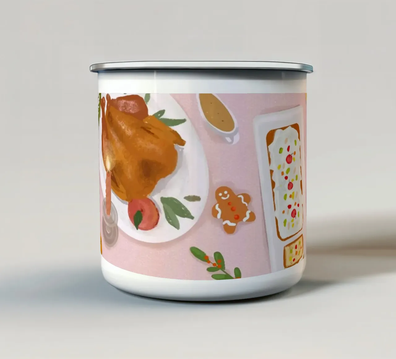 Festive Season tazza in smalto da PetrArts