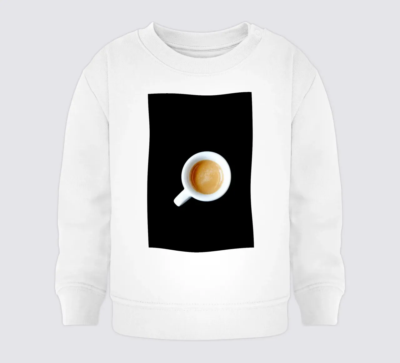 Espresso Liebe felpa neonato da atmospheric pictures