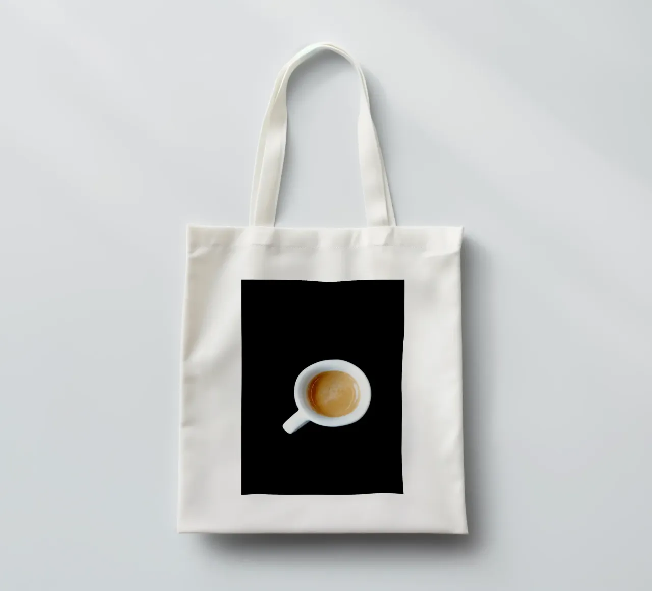 Espresso Liebe borsa in juta da art picture