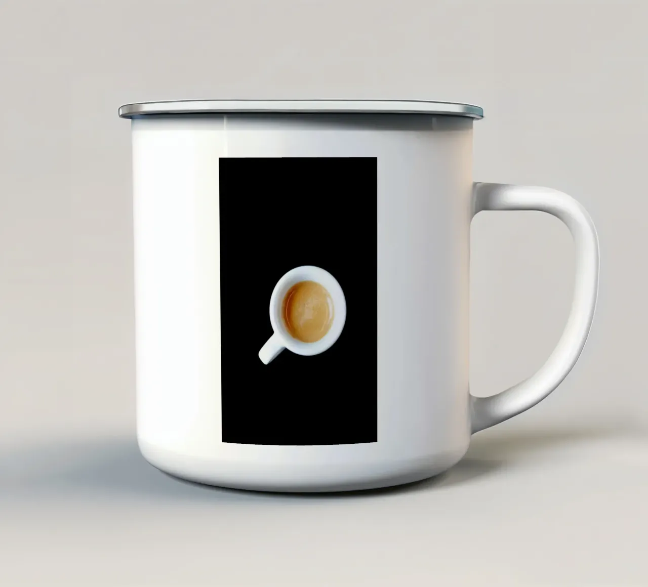 Espresso Liebe tazza in smalto da atmospheric pictures