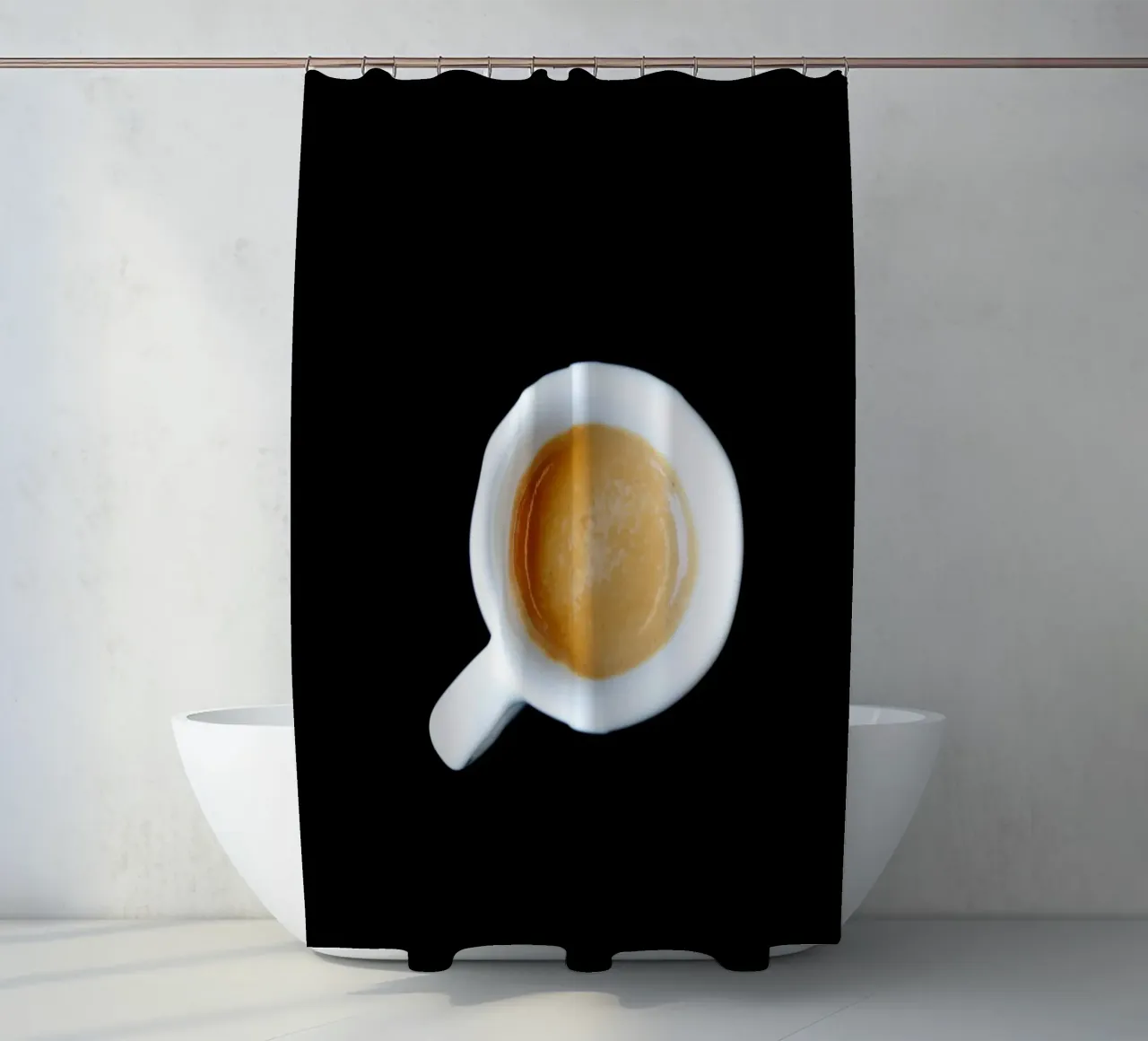 Espresso Liebe tenda da doccia da art picture