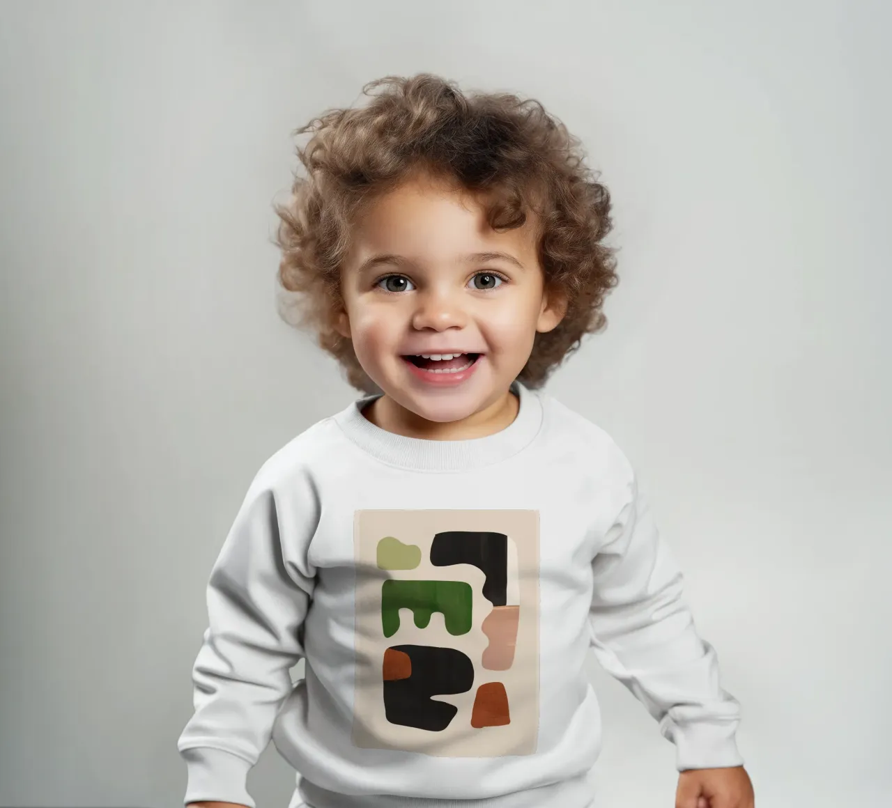 Forme astratte moderne e minimali 27 felpa neonato da ThingDesign