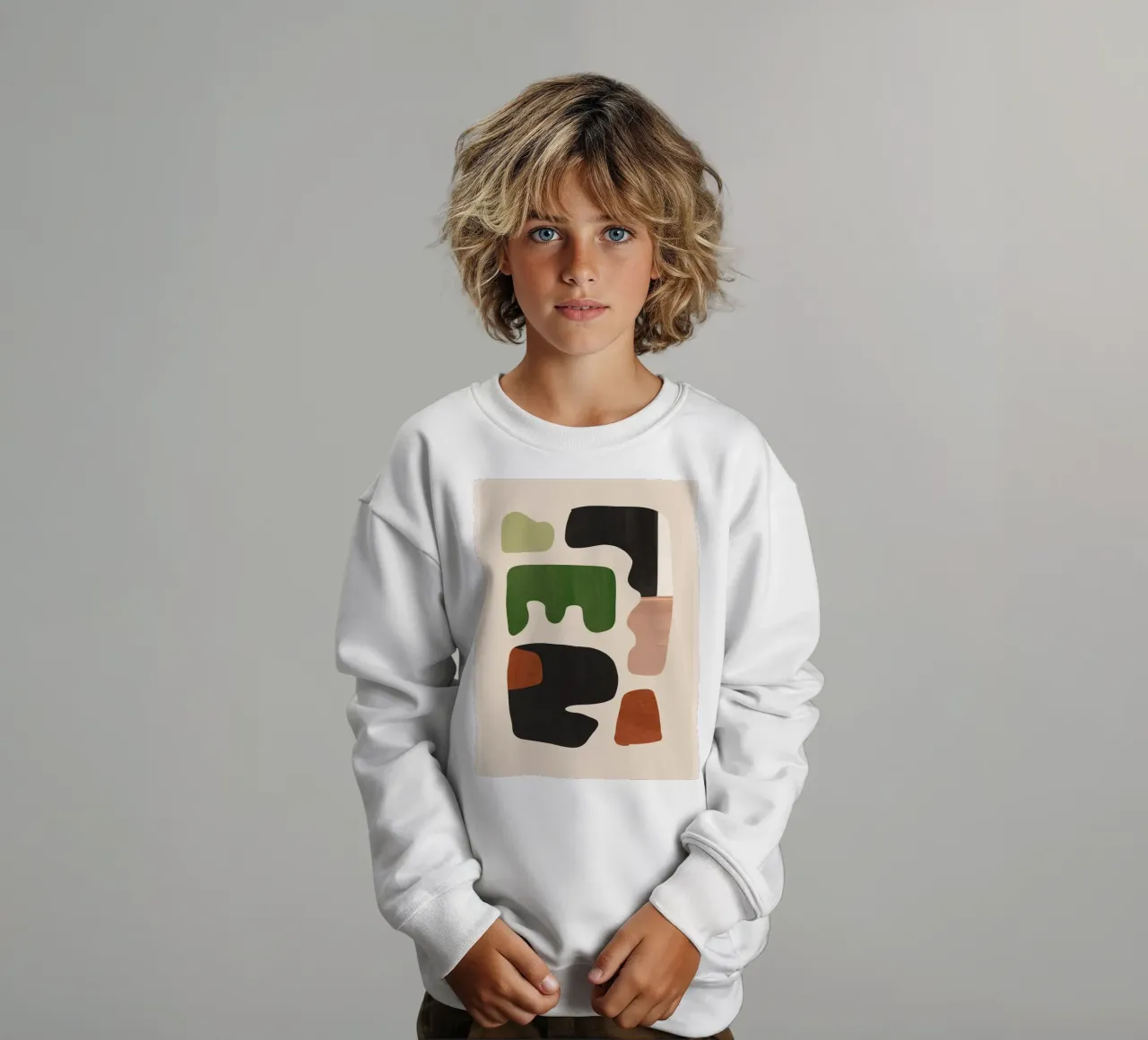 Forme astratte moderne e minimali 27 felpa bambino da ThingDesign