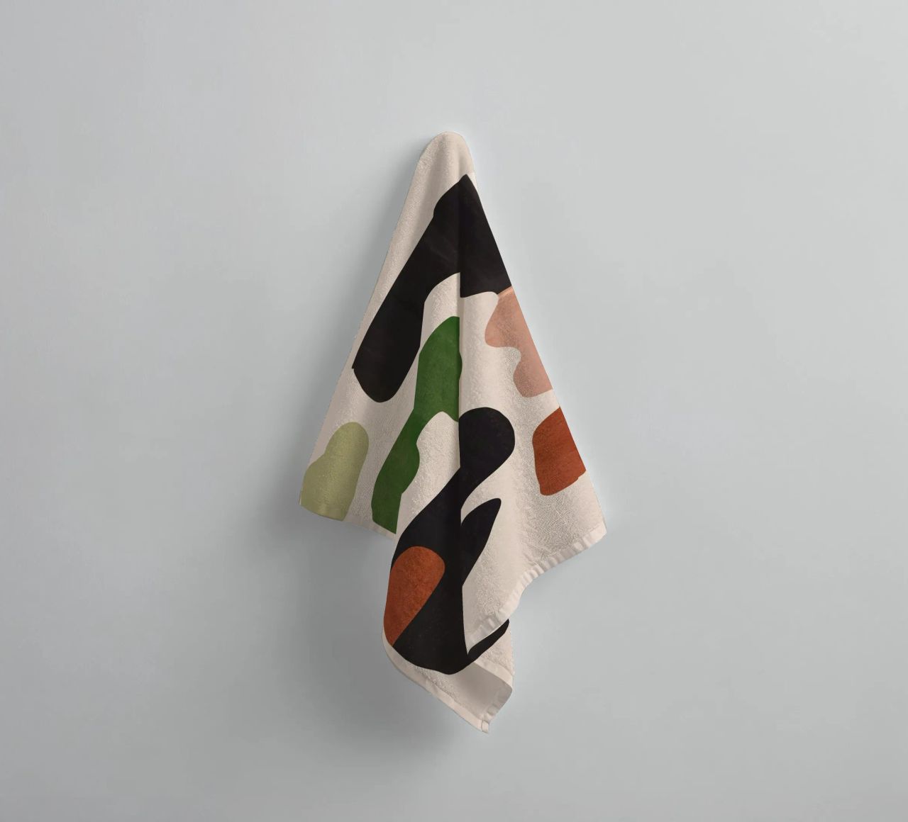 Moderne abstrakte minimale Formen 27 Handtuch von ThingDesign