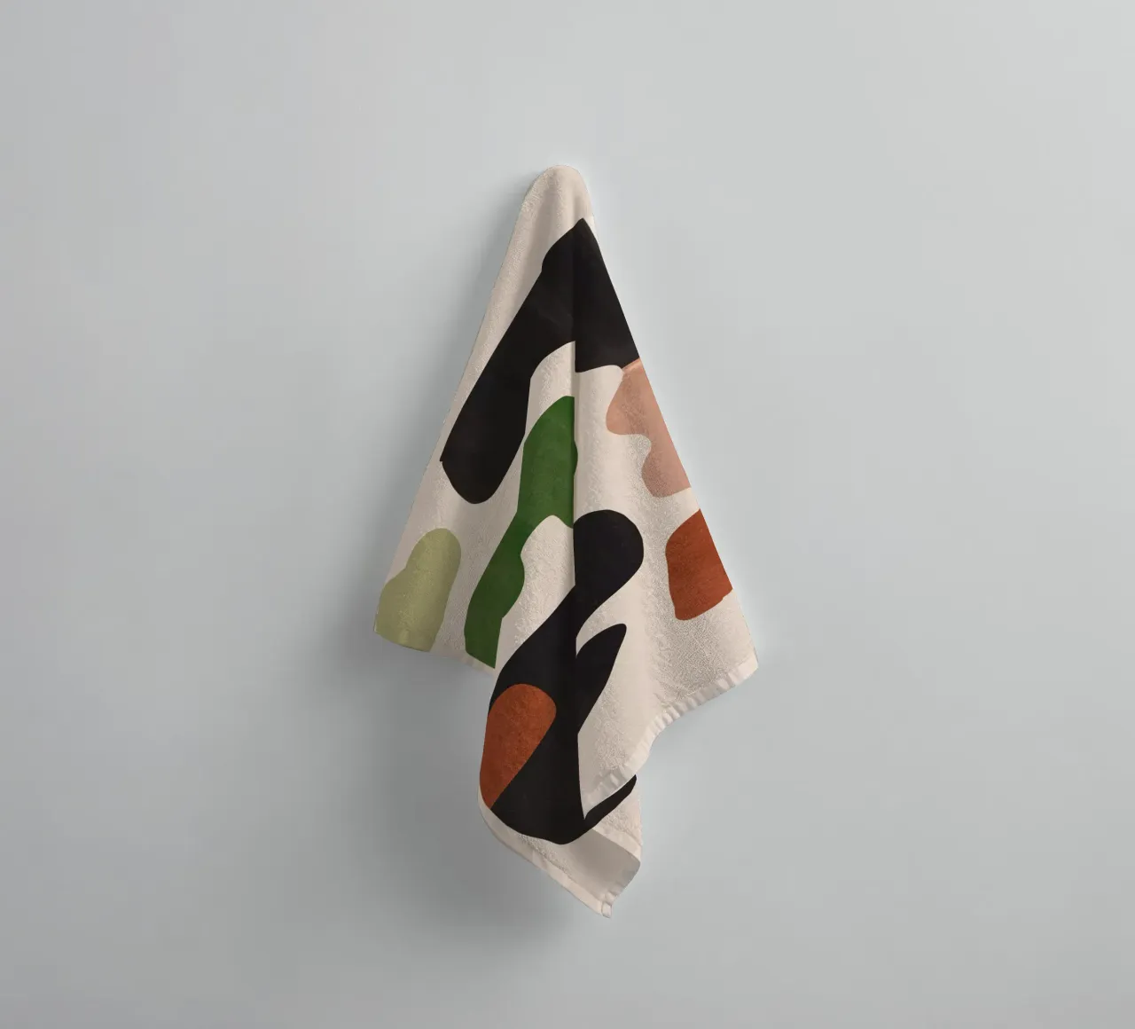 Modern Abstract Minimal Shapes 27 towel by ThingDesign
