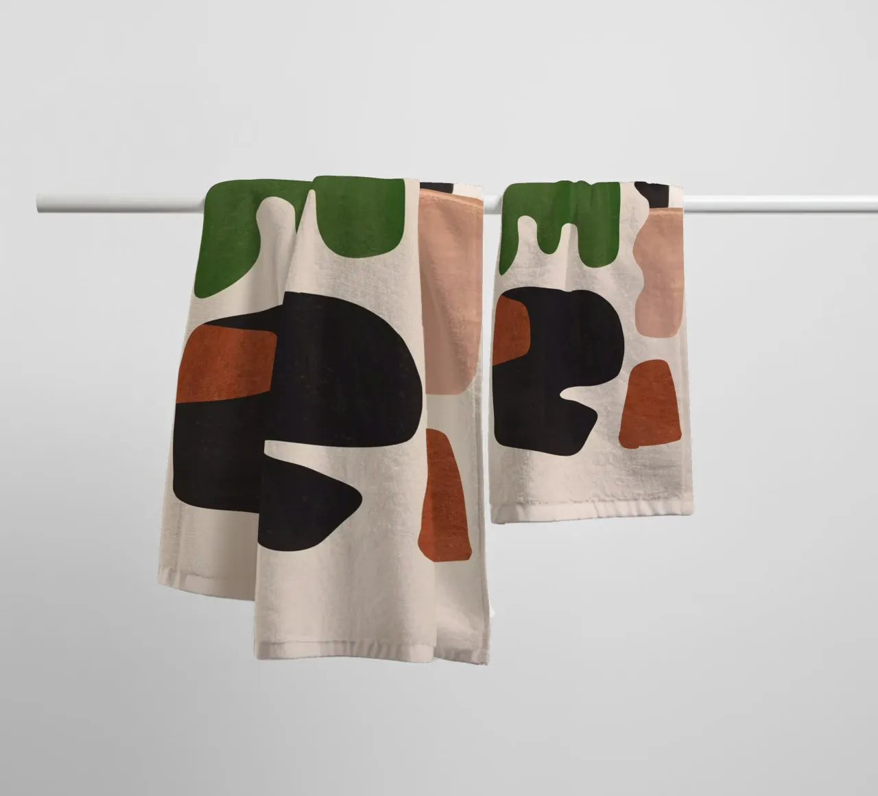 Modern Abstract Minimal Shapes 27 towel by ThingDesign