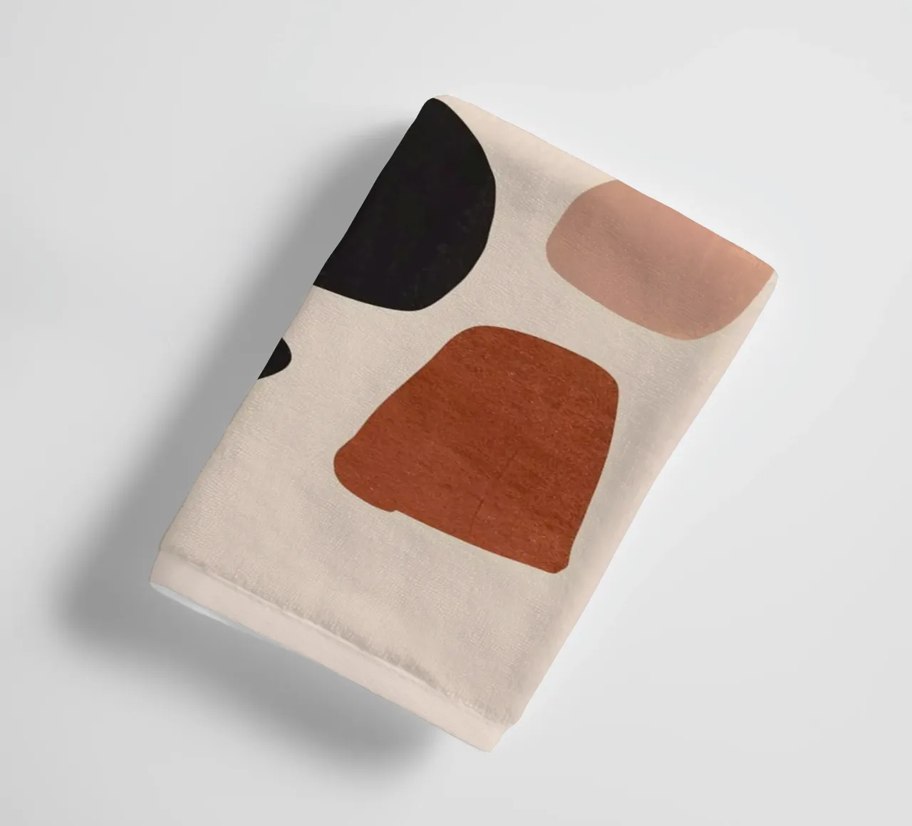 Modern Abstract Minimal Shapes 27 towel by ThingDesign