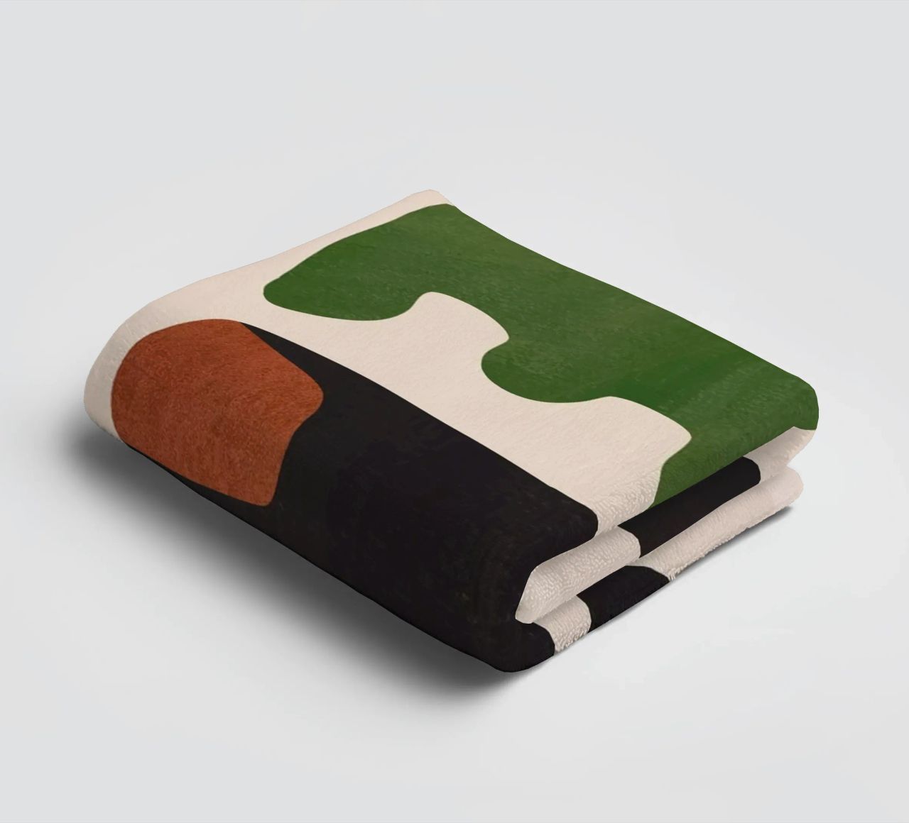 Moderne abstrakte minimale Formen 27 Handtuch von ThingDesign