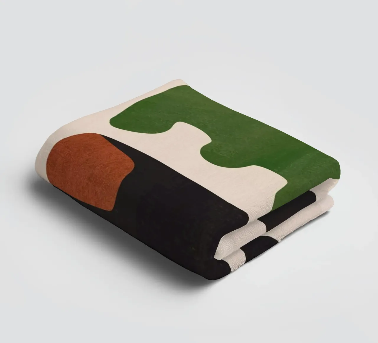 Modern Abstract Minimal Shapes 27 towel by ThingDesign