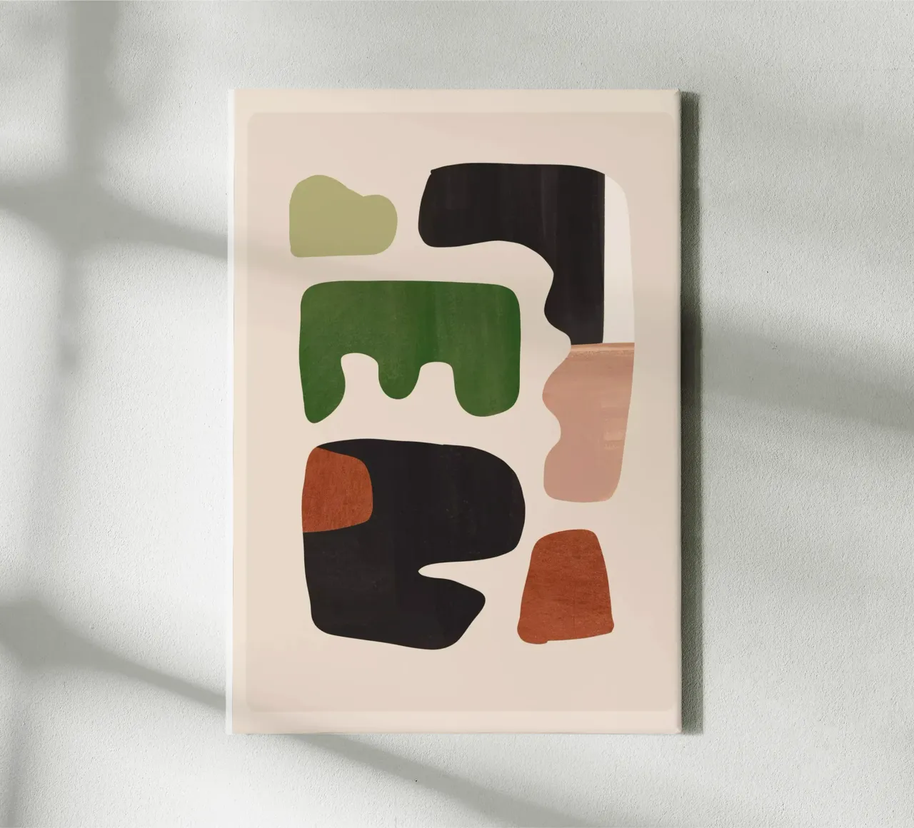 Modern Abstract Minimal Shapes 27 canvas by ThingDesign
