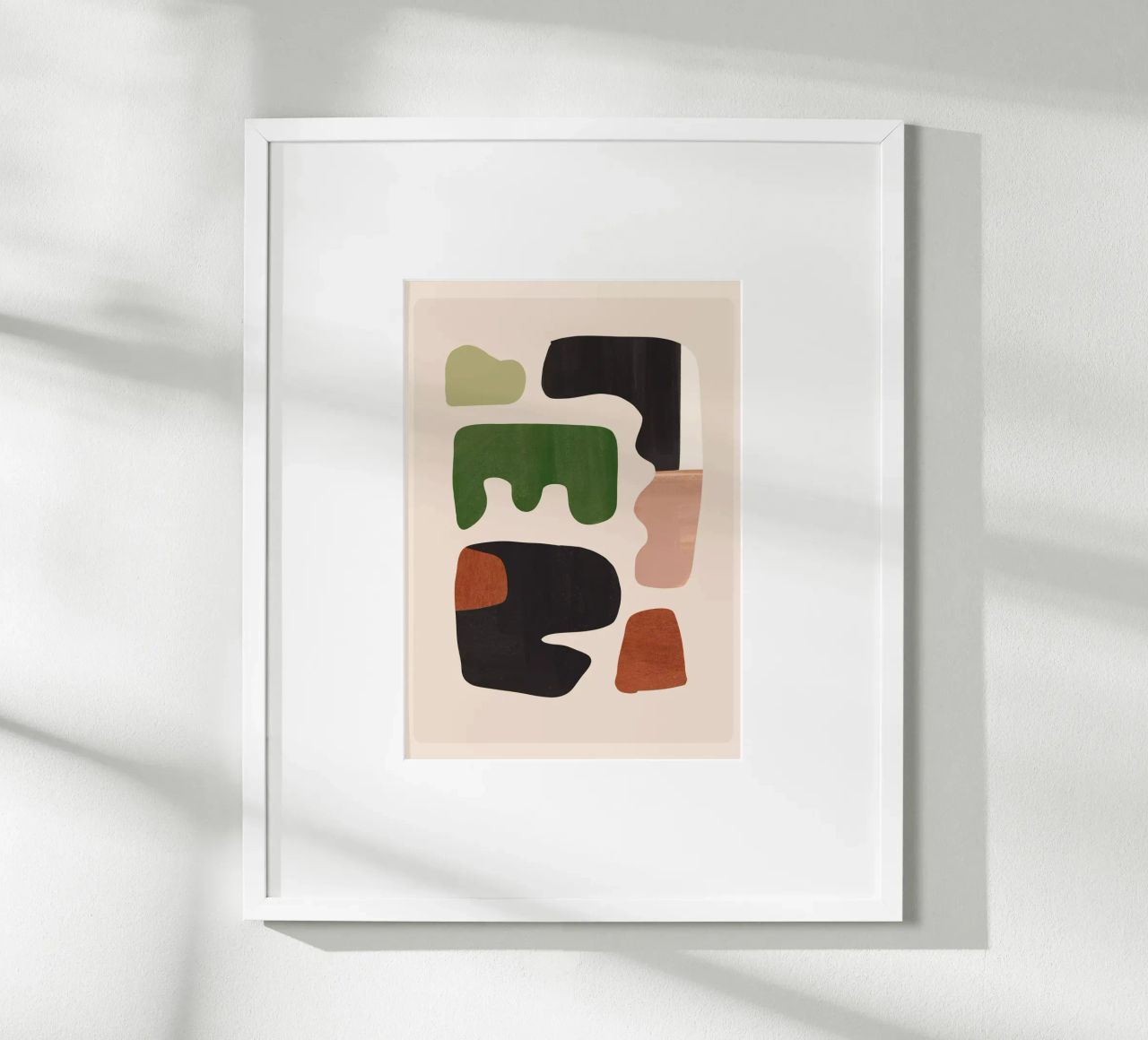 Moderne abstrakte minimale Formen 27 Poster von ThingDesign
