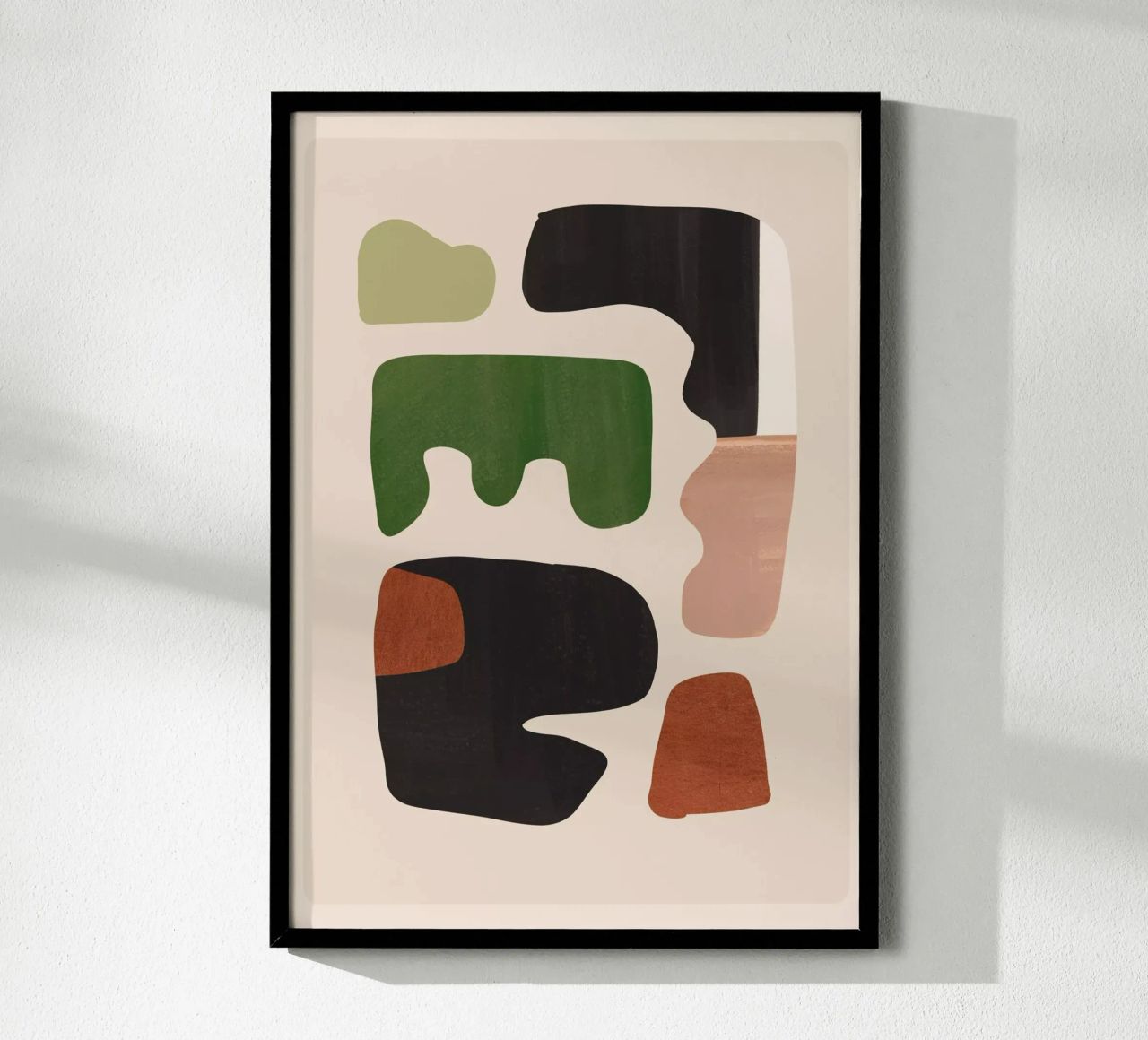 Moderne abstrakte minimale Formen 27 Poster von ThingDesign