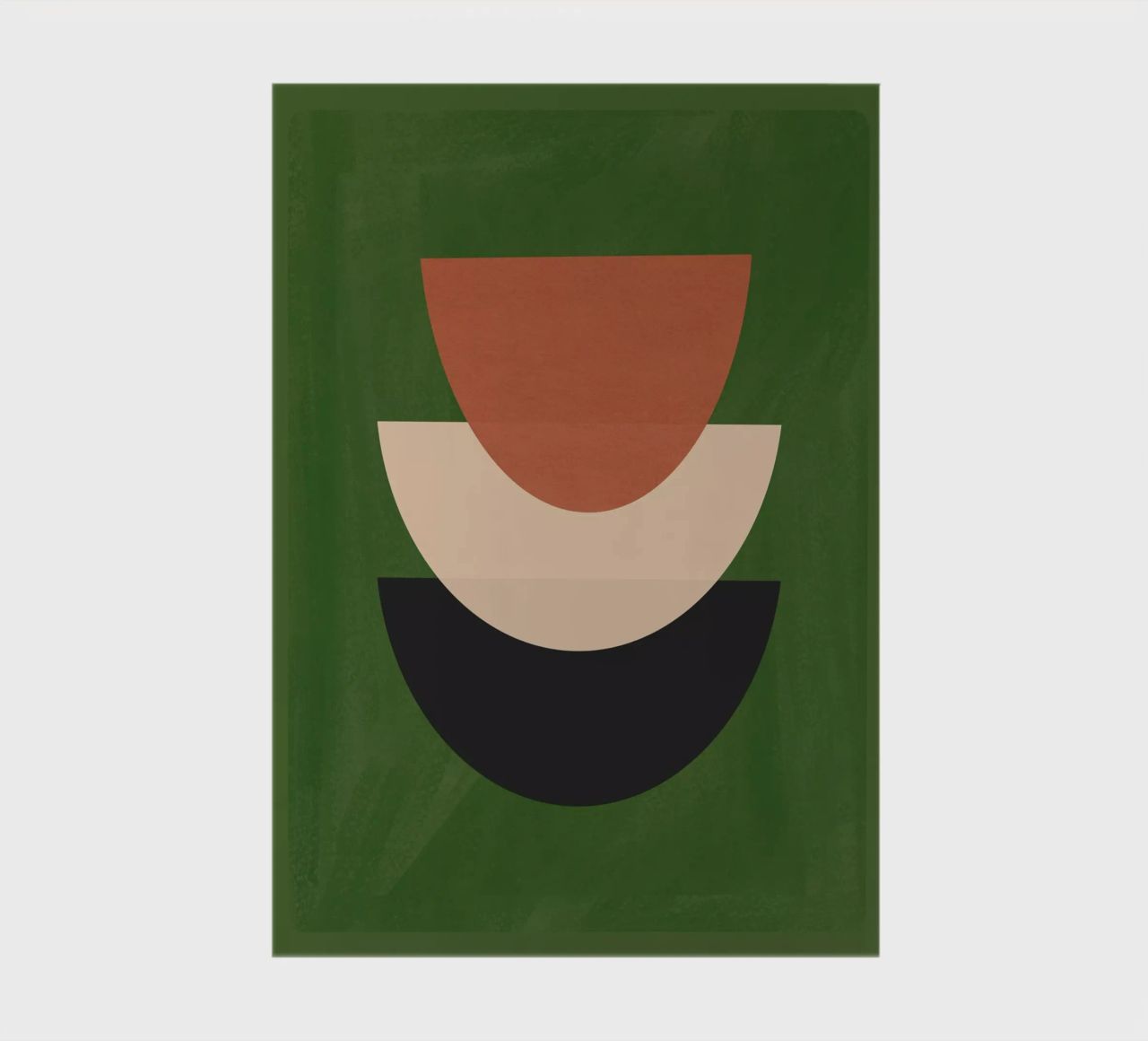 Modern Abstract Minimal Shapes 29 notebook by ThingDesign