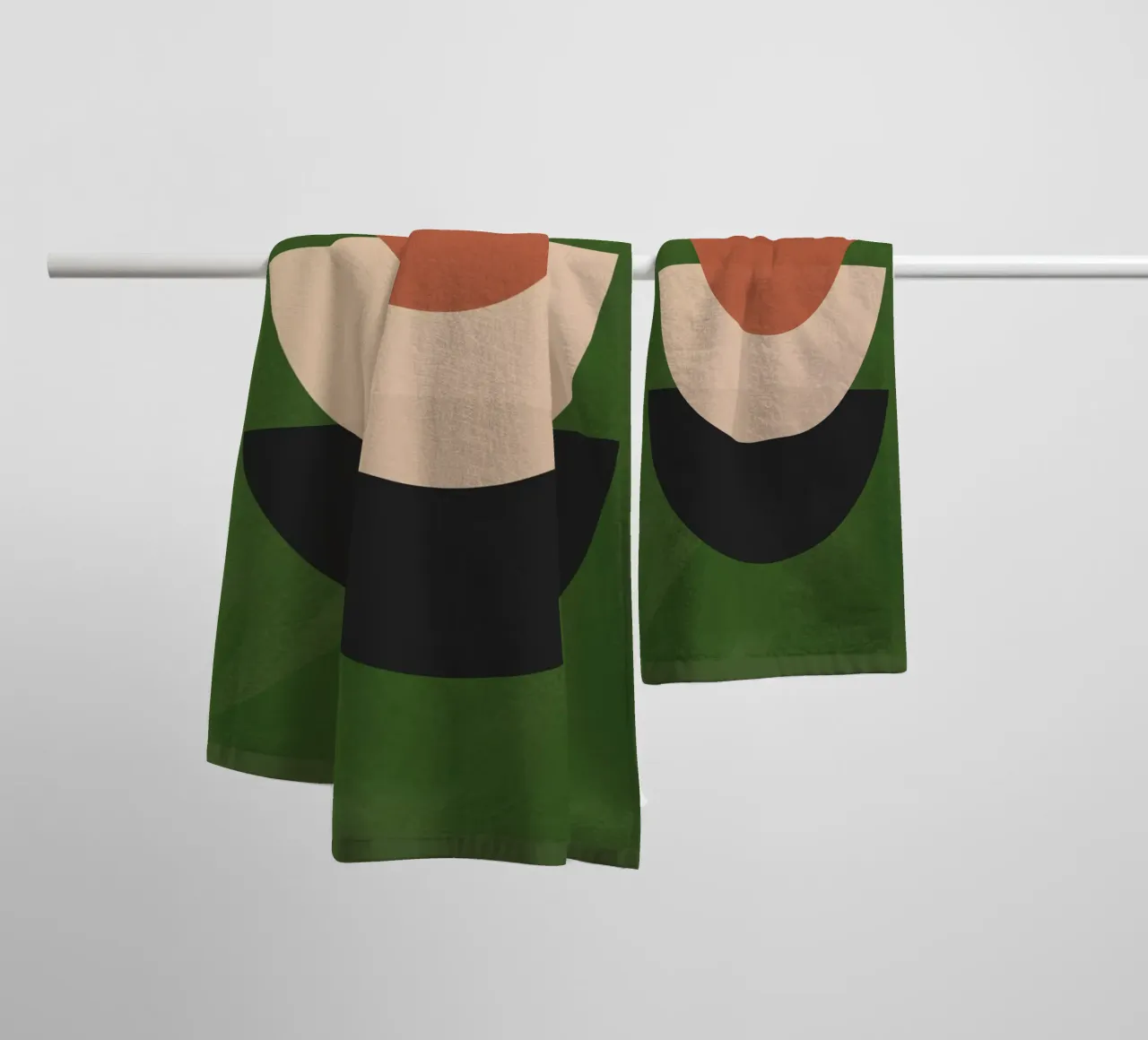 Modern Abstract Minimal Shapes 29 towel by ThingDesign