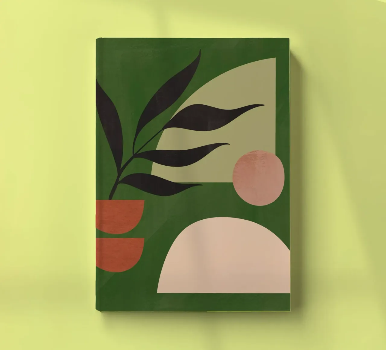 Modern Abstract Minimal Shapes 30 notebook by ThingDesign