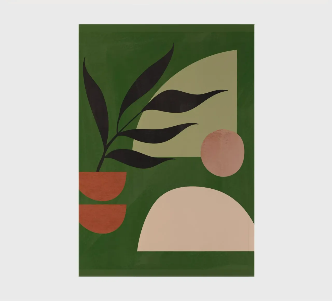 Modern Abstract Minimal Shapes 30 notebook by ThingDesign