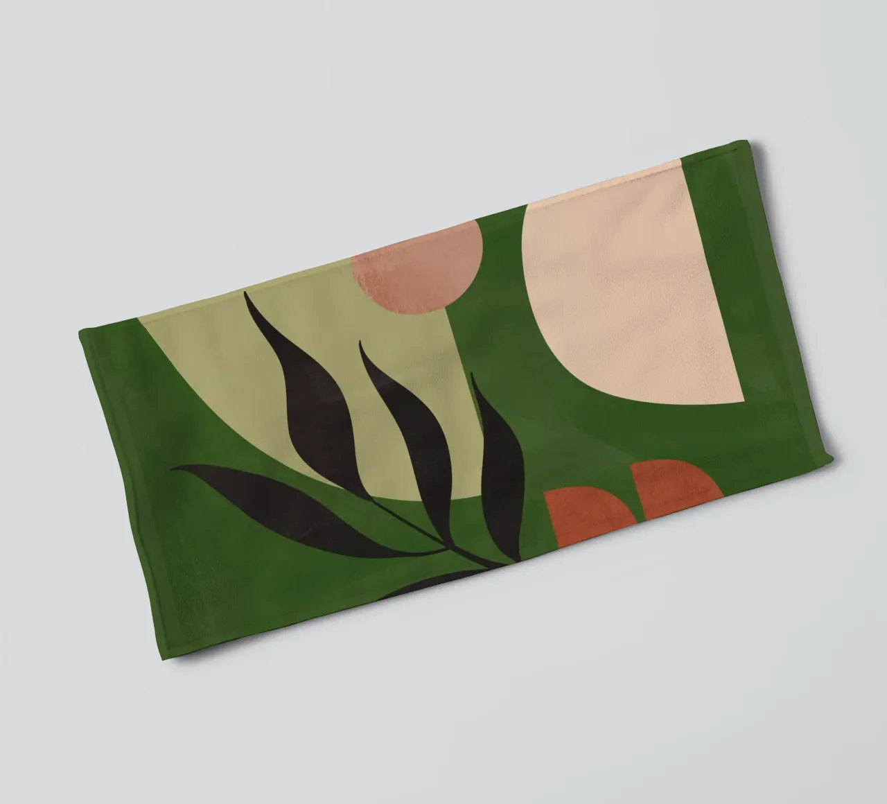 Modern Abstract Minimal Shapes 30 towel by ThingDesign
