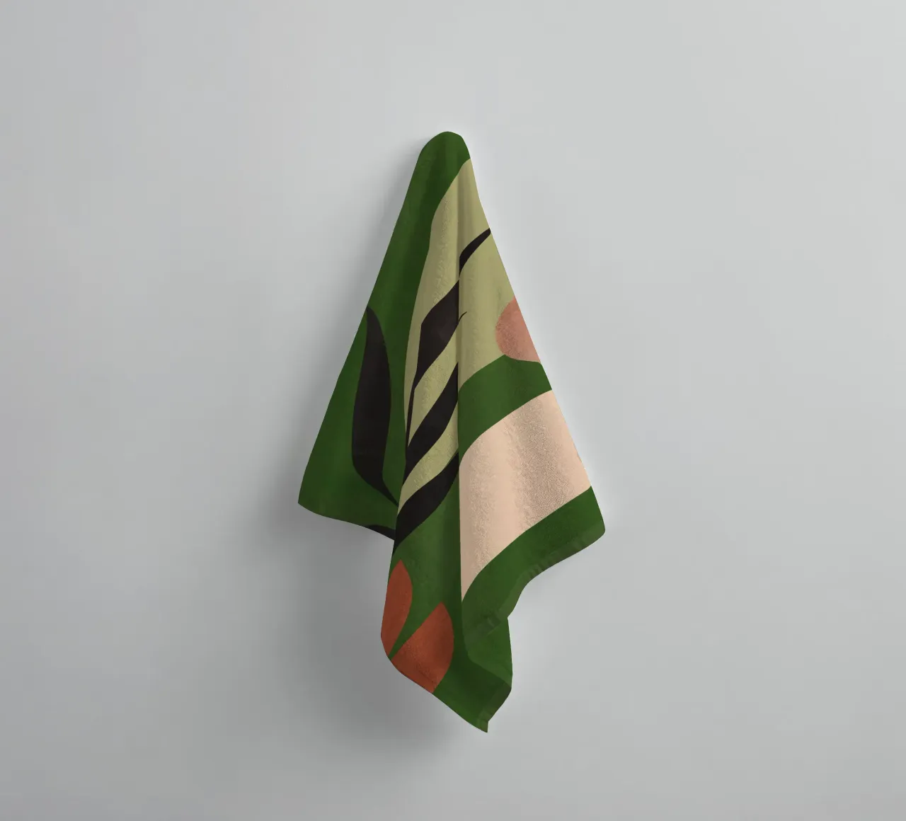 Modern Abstract Minimal Shapes 30 towel by ThingDesign