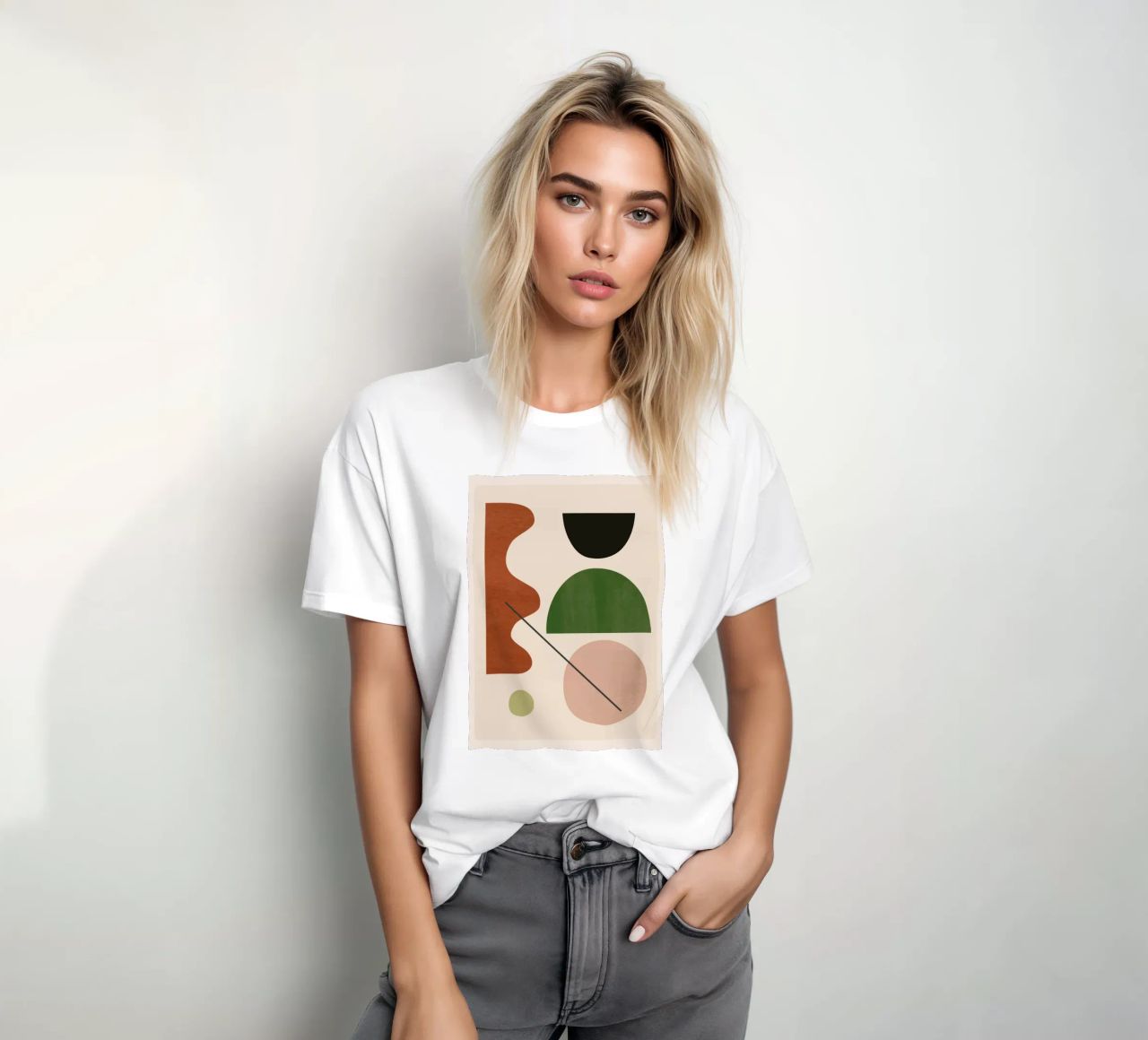 Modern Abstract Minimal Shapes 31 t-shirt by ThingDesign