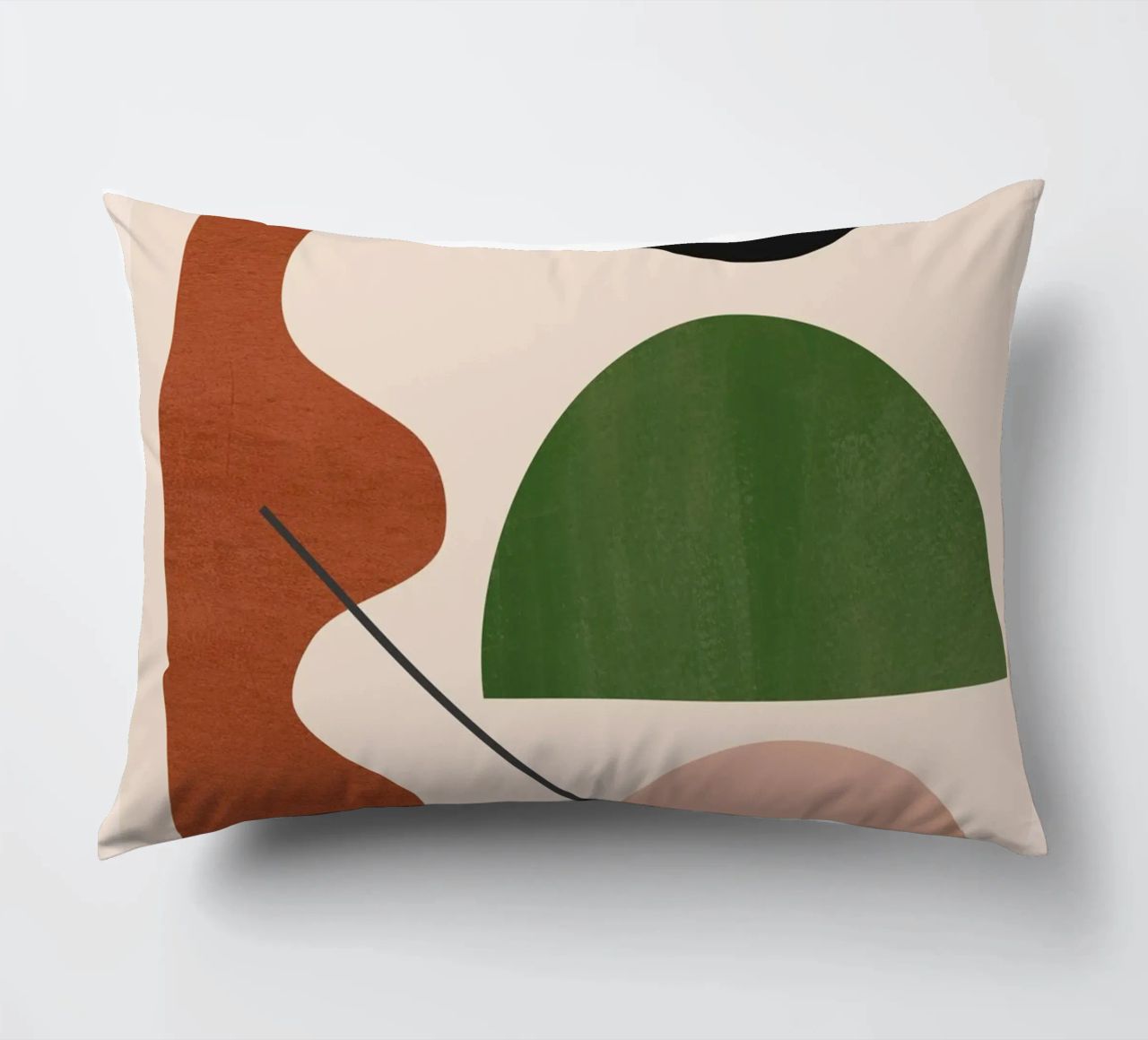 Modern Abstract Minimal Shapes 31 decorative cushion by ThingDesign