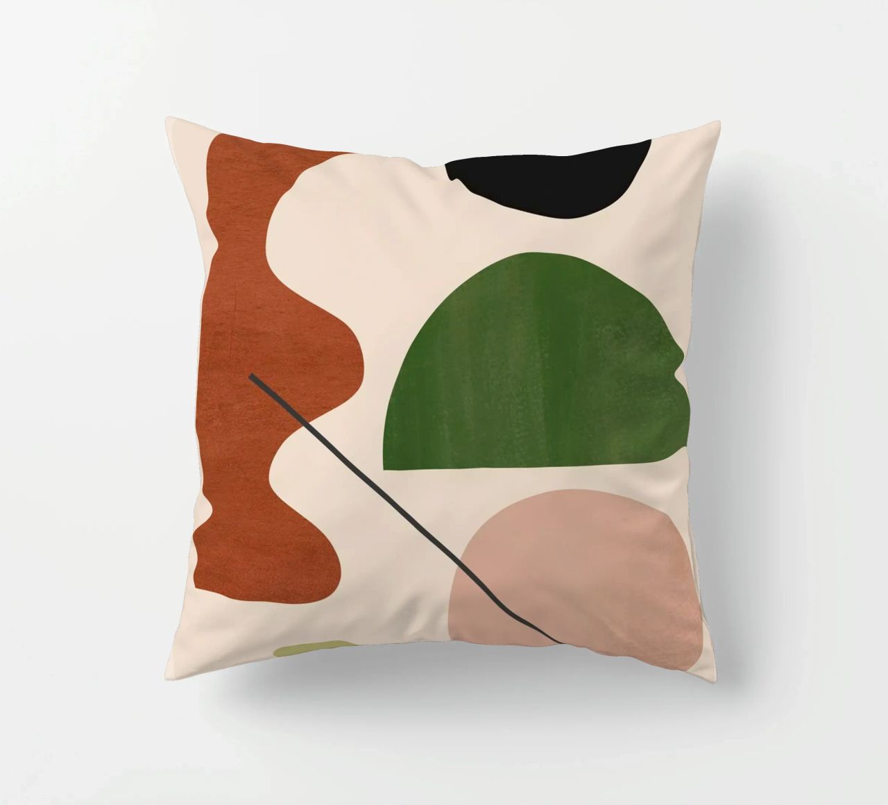 Modern Abstract Minimal Shapes 31 decorative cushion by ThingDesign