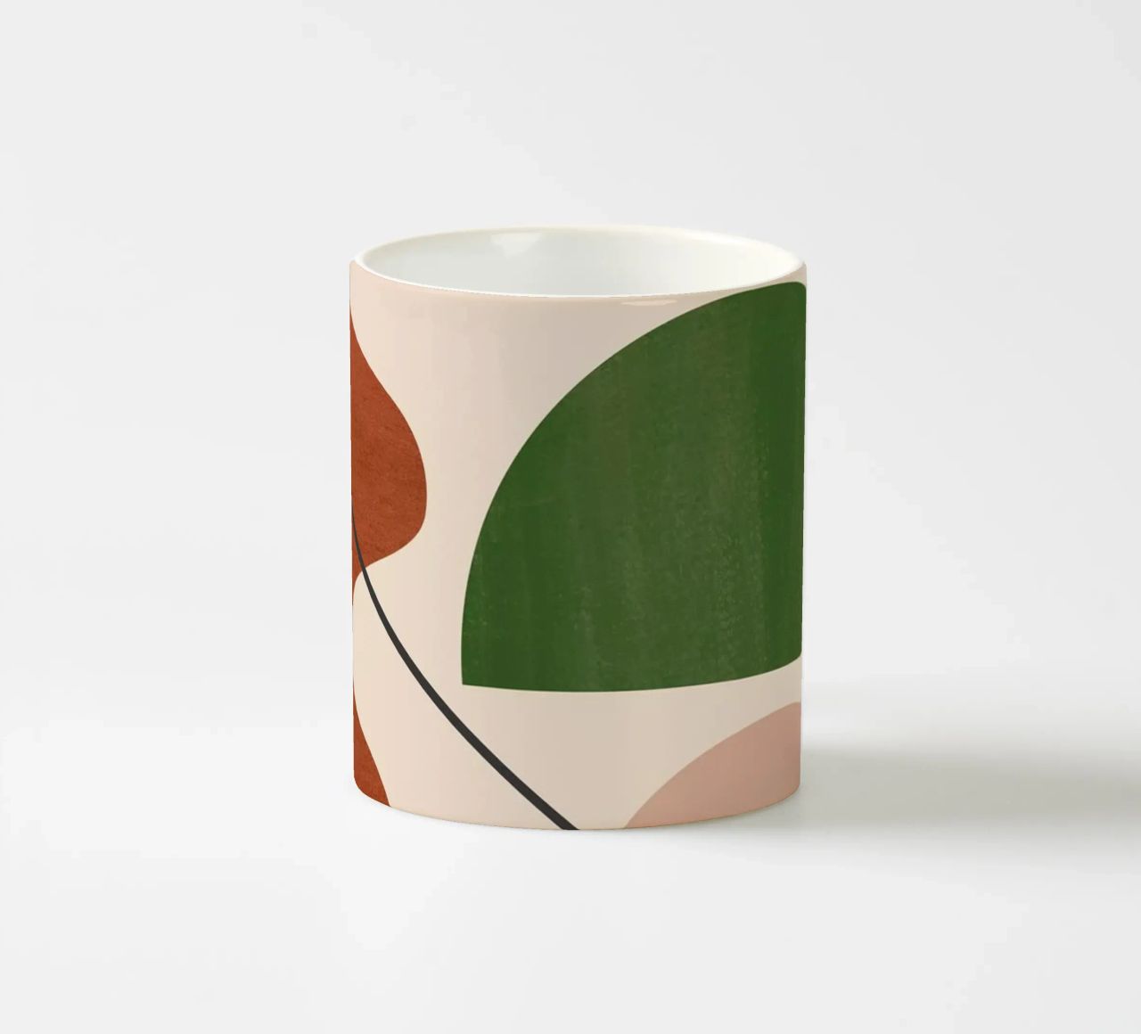 Forme astratte moderne e minimali 31 tazza in ceramica da ThingDesign