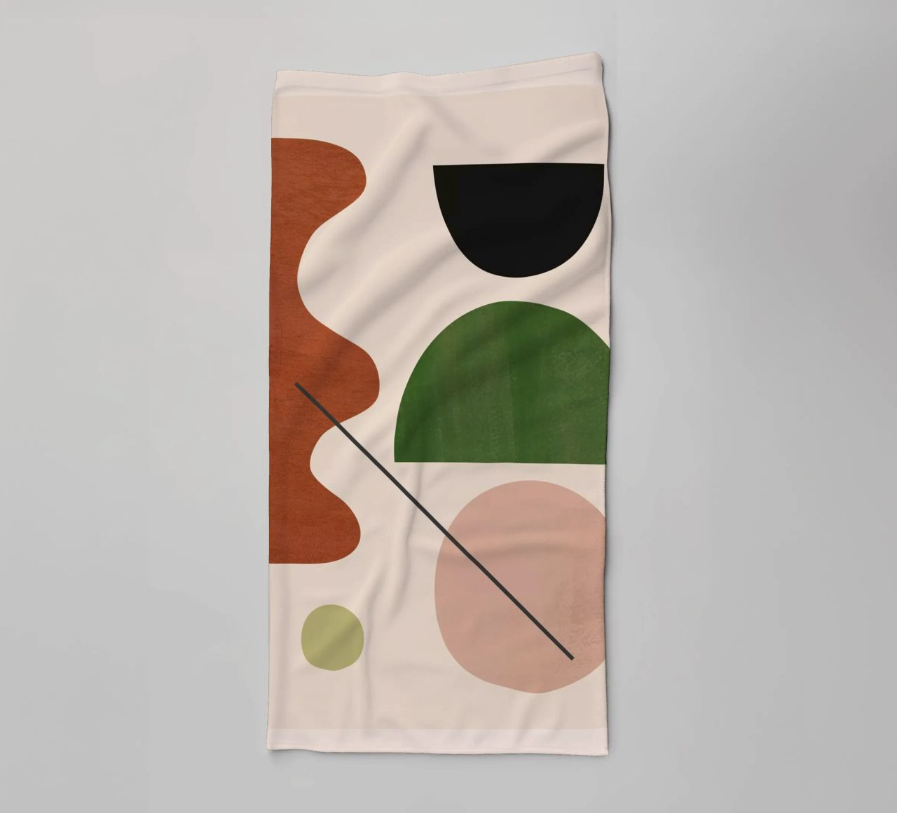 Modern Abstract Minimal Shapes 31 towel by ThingDesign