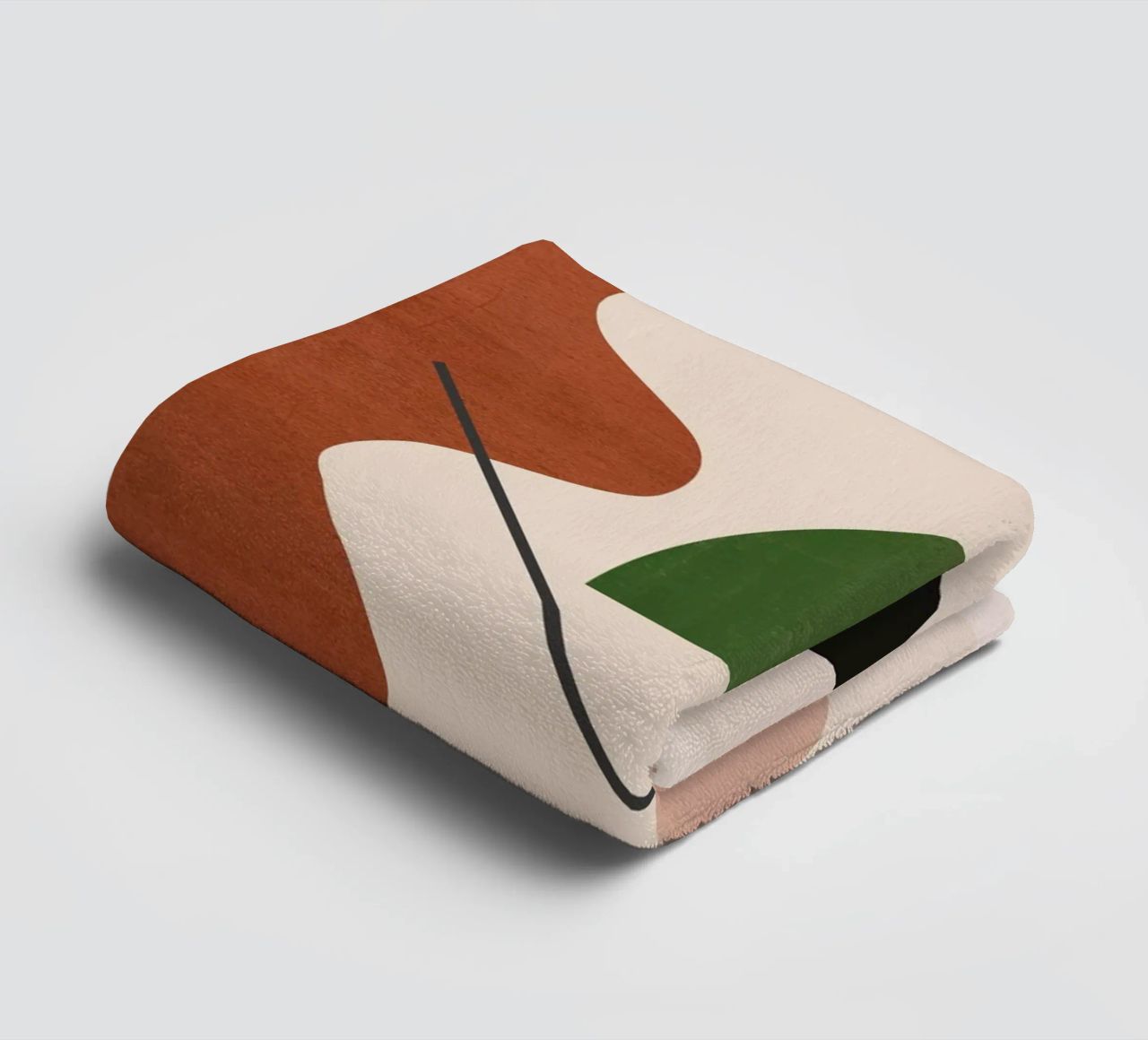 Modern Abstract Minimal Shapes 31 towel by ThingDesign