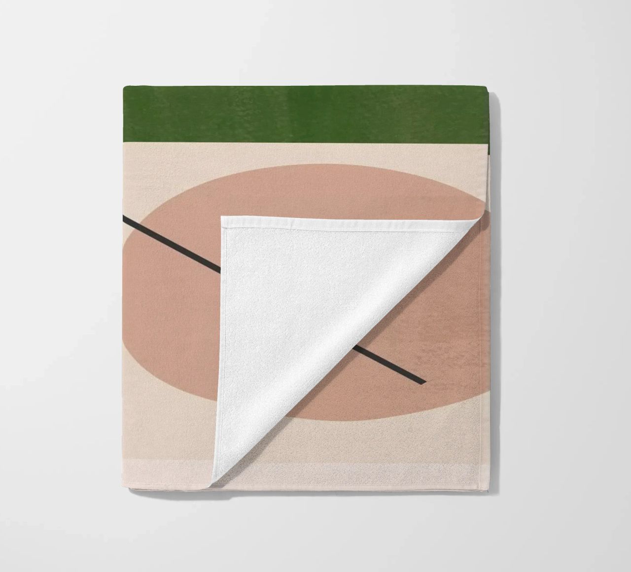 Modern Abstract Minimal Shapes 31 beach towel by ThingDesign