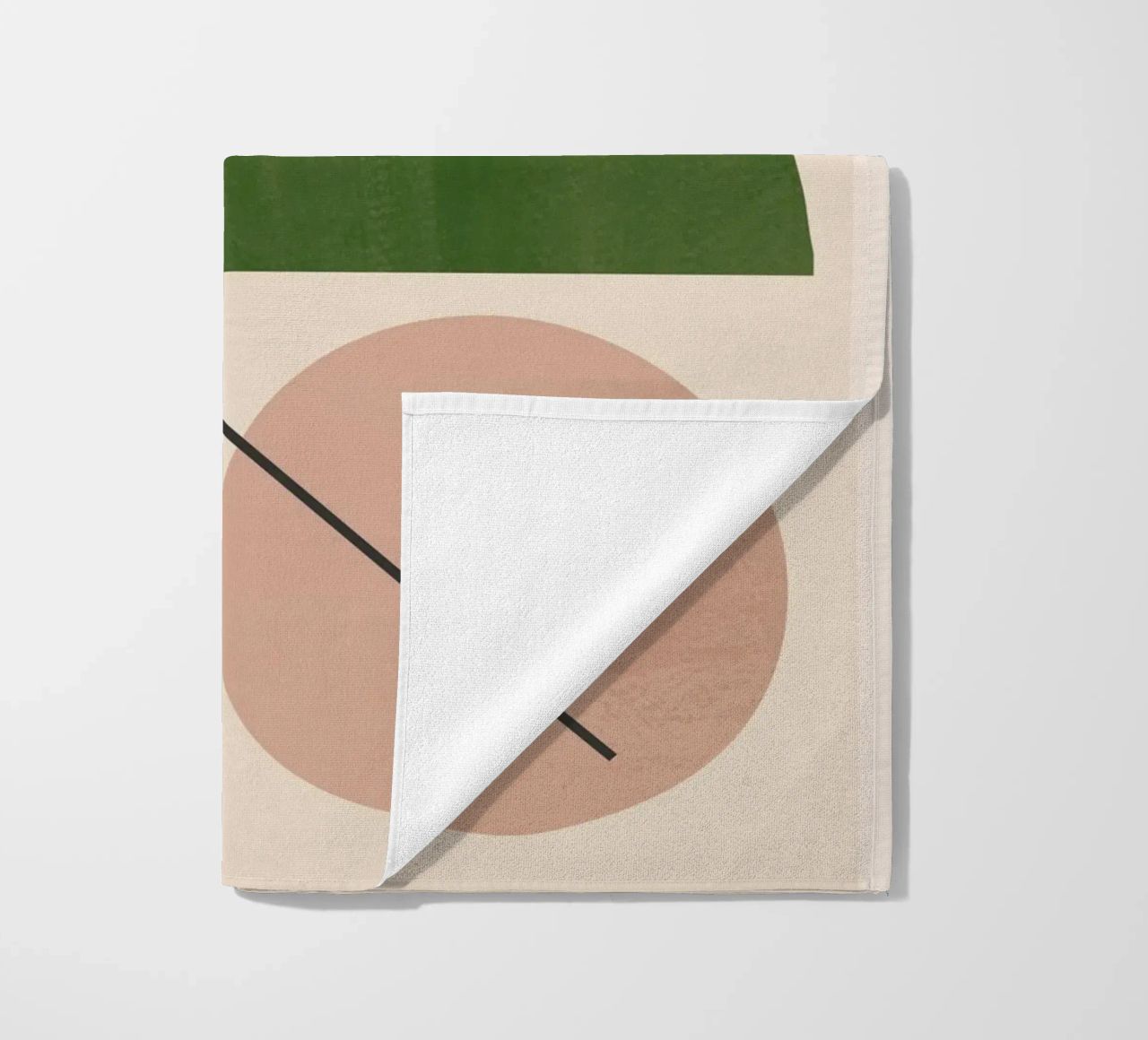 Modern Abstract Minimal Shapes 31 beach towel by ThingDesign