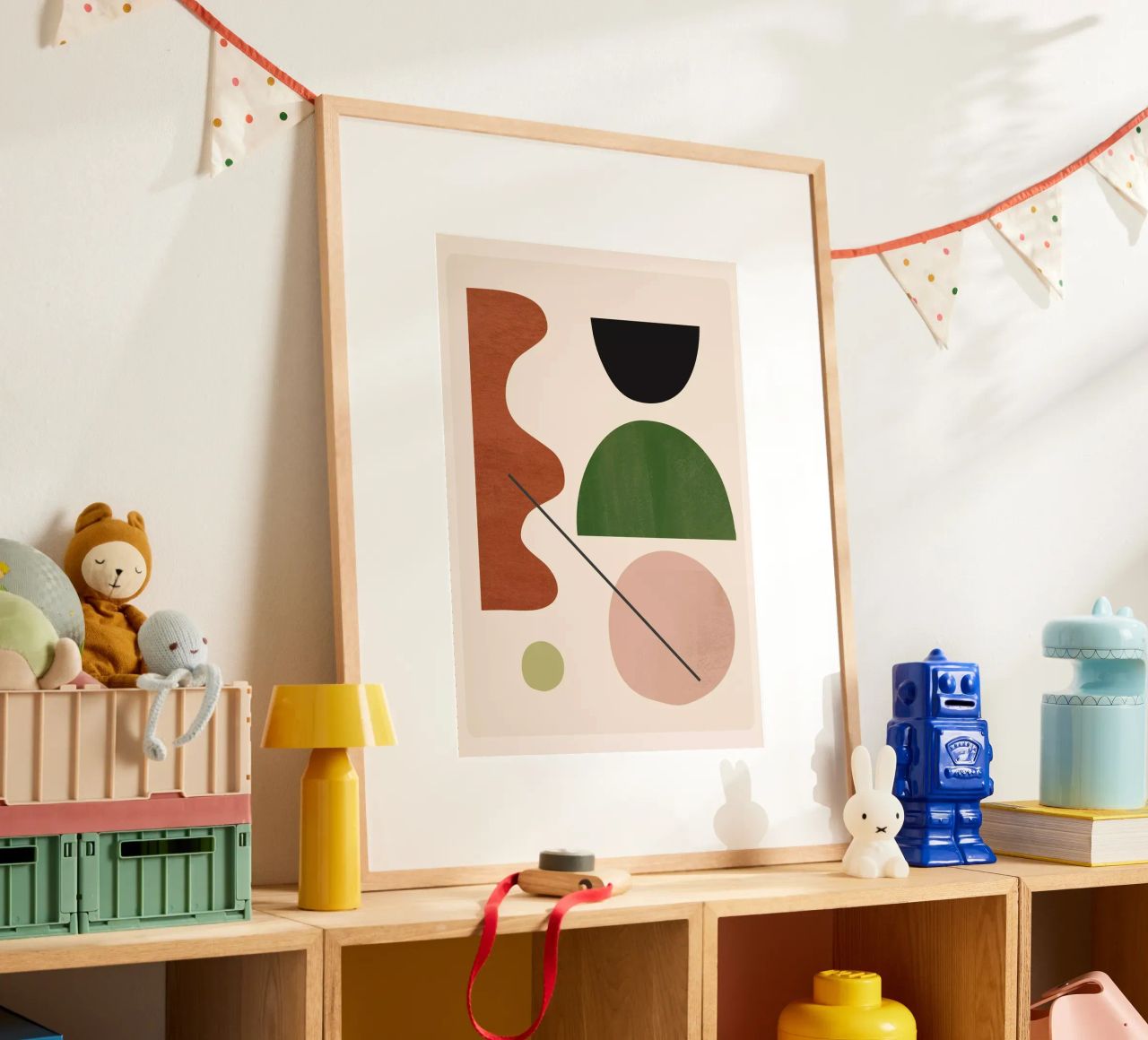 Modern Abstract Minimal Shapes 31 poster by ThingDesign