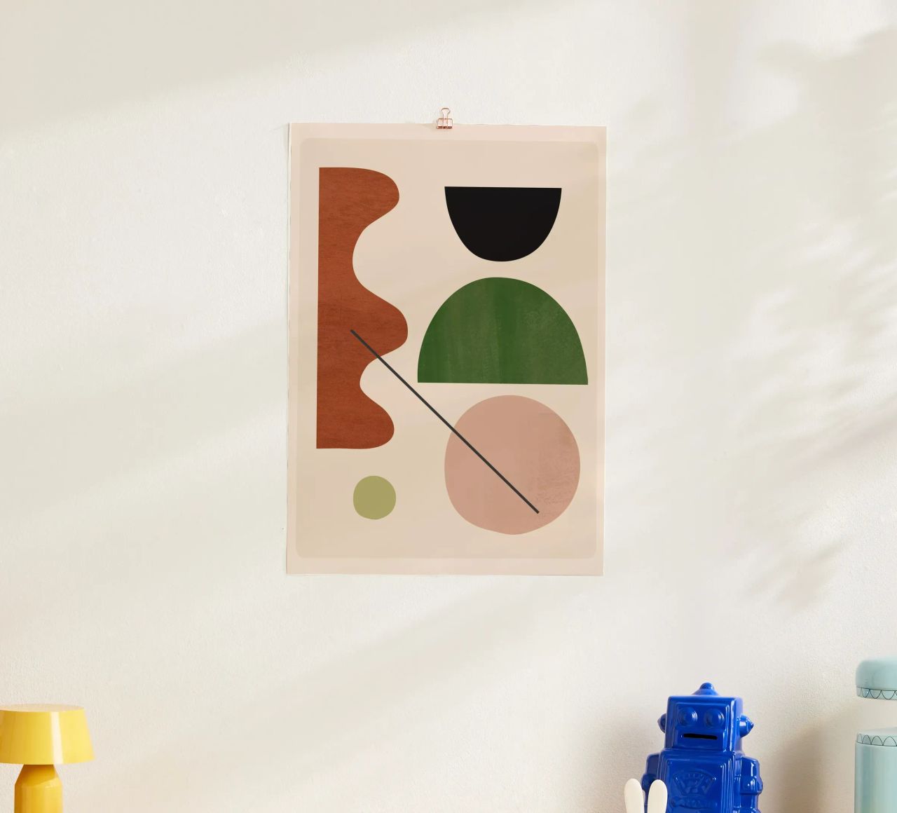 Modern Abstract Minimal Shapes 31 poster by ThingDesign